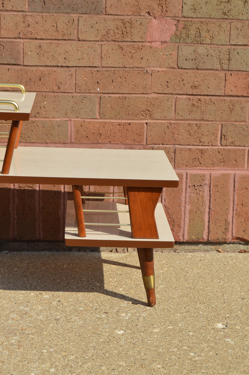 Mid Century Modern Laminate Top End Table