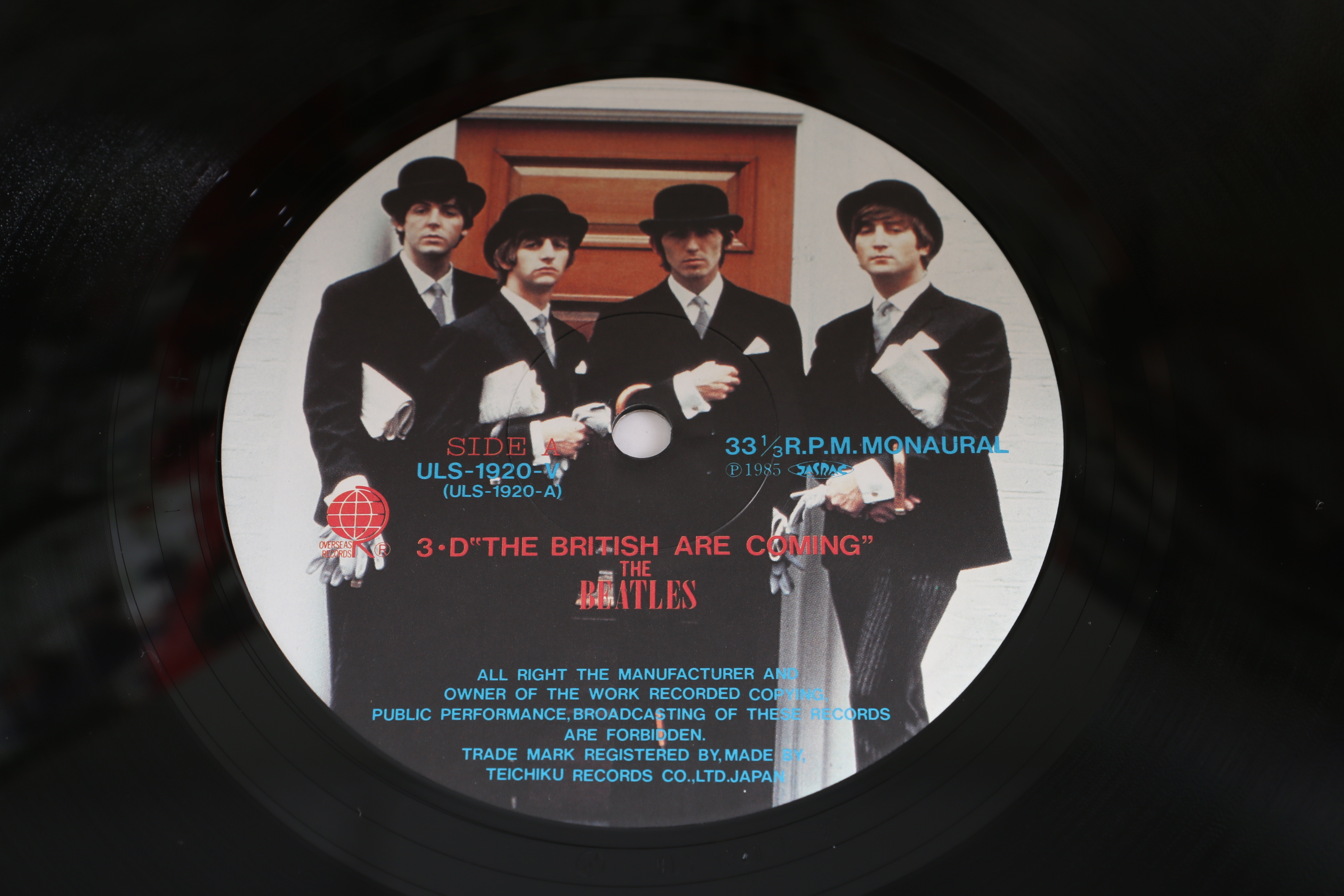 The Beatles "The British Are Coming" 3-D Japanese LP