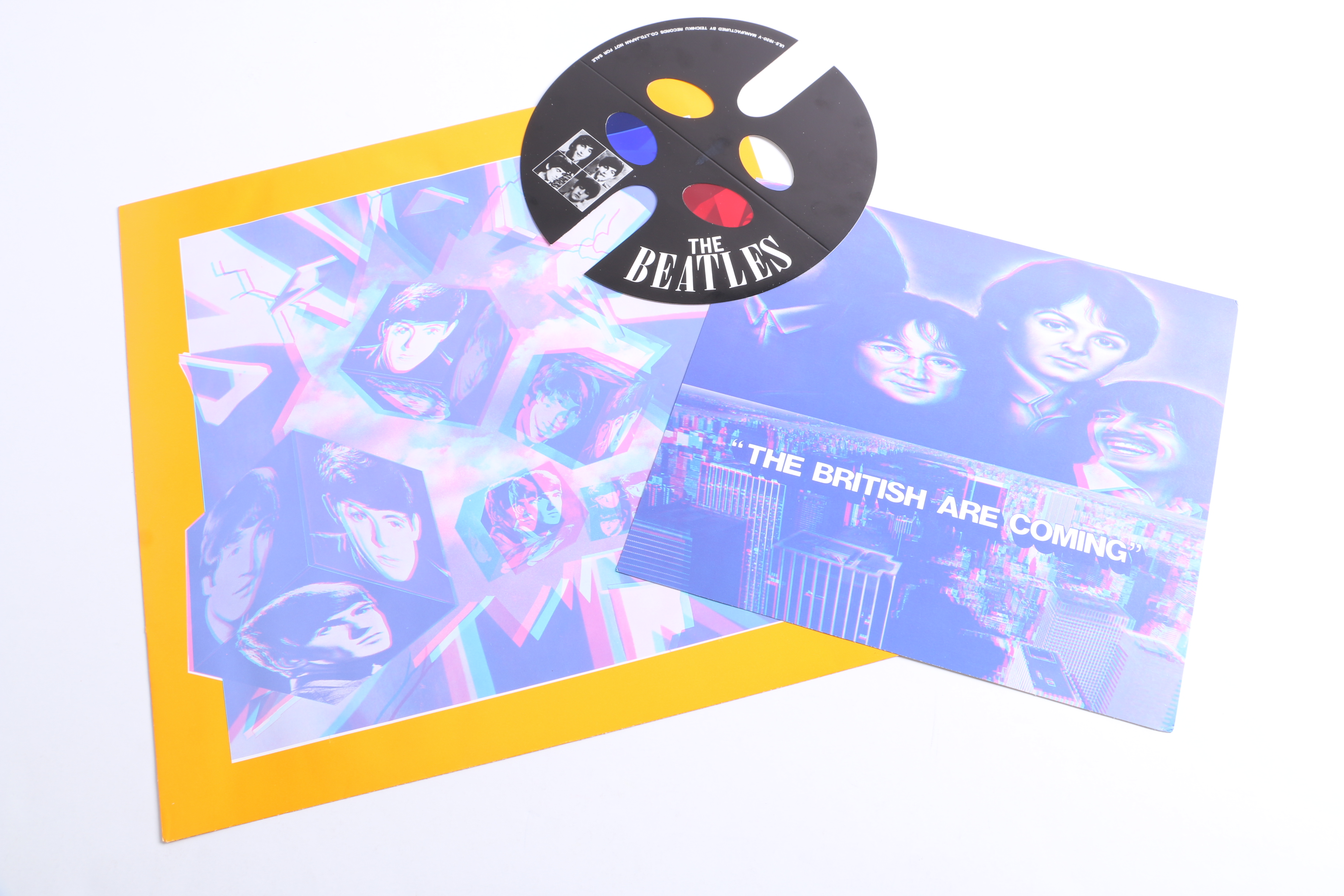 The Beatles "The British Are Coming" 3-D Japanese LP