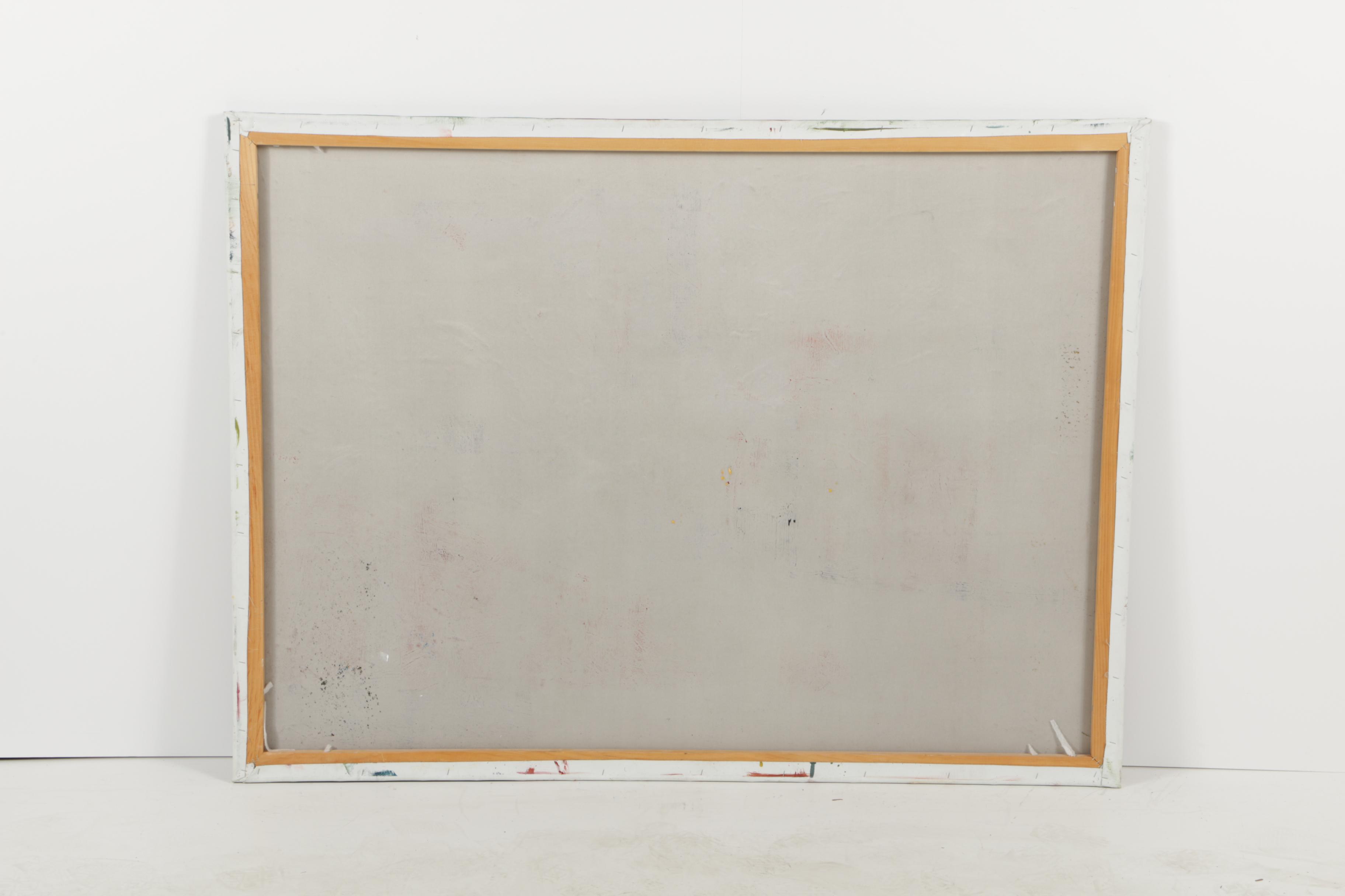 K. Hillman Abstract Oil Painting on Canvas