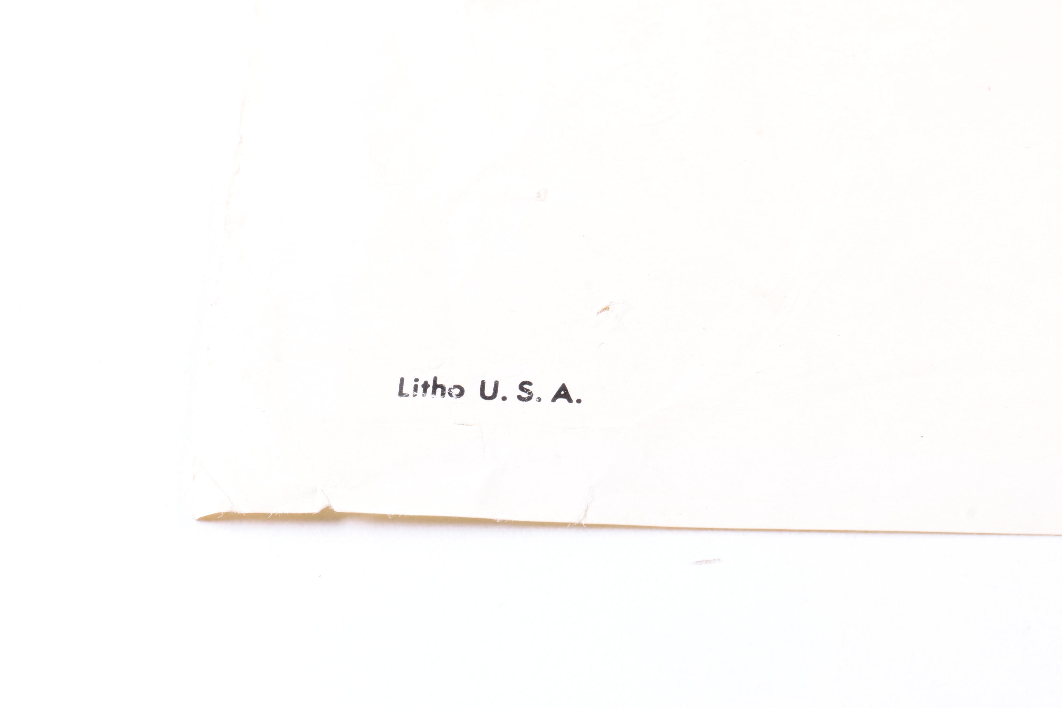 1972 Re-Release "Song of the South" National Screen Service Movie Poster