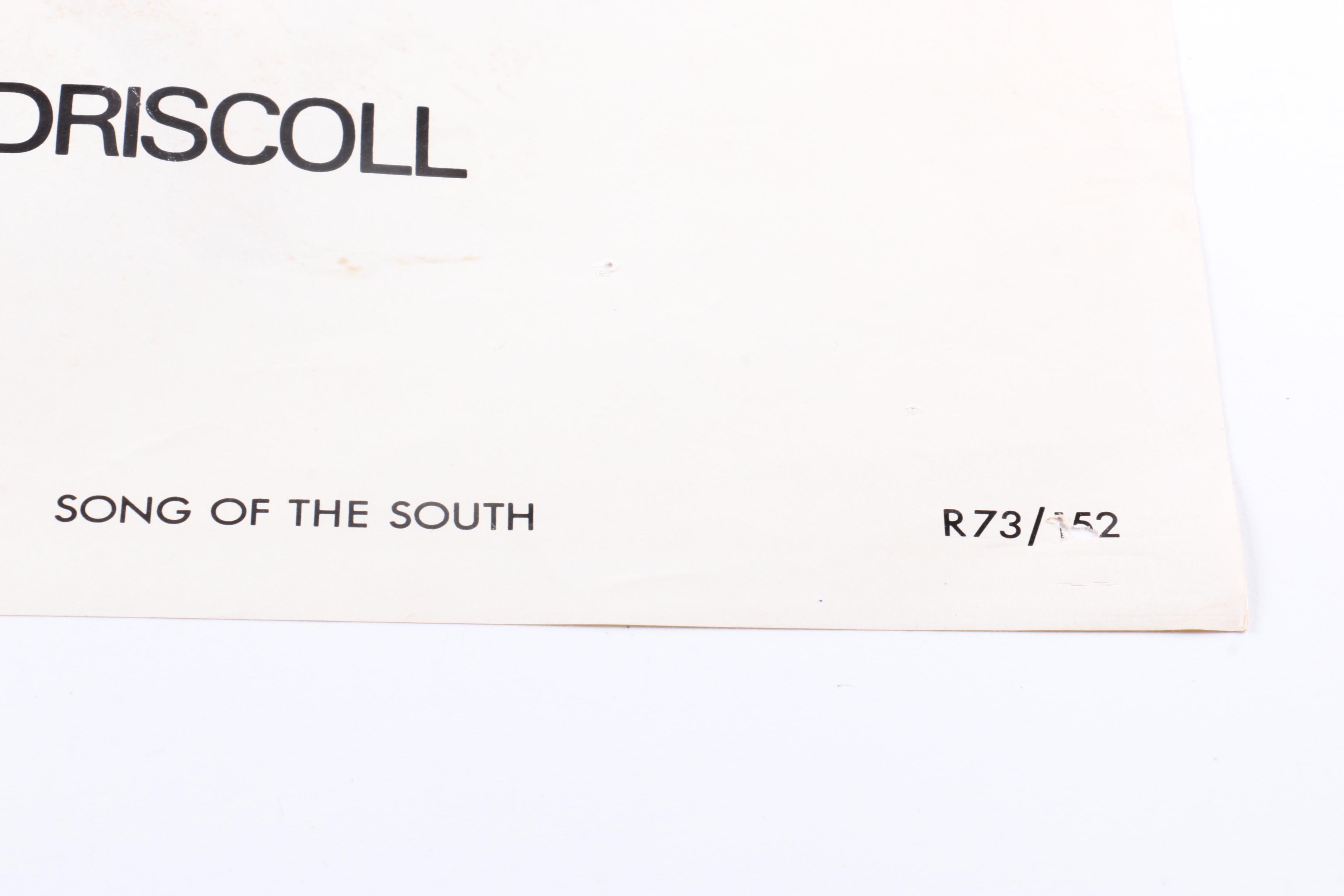 1972 Re-Release "Song of the South" National Screen Service Movie Poster