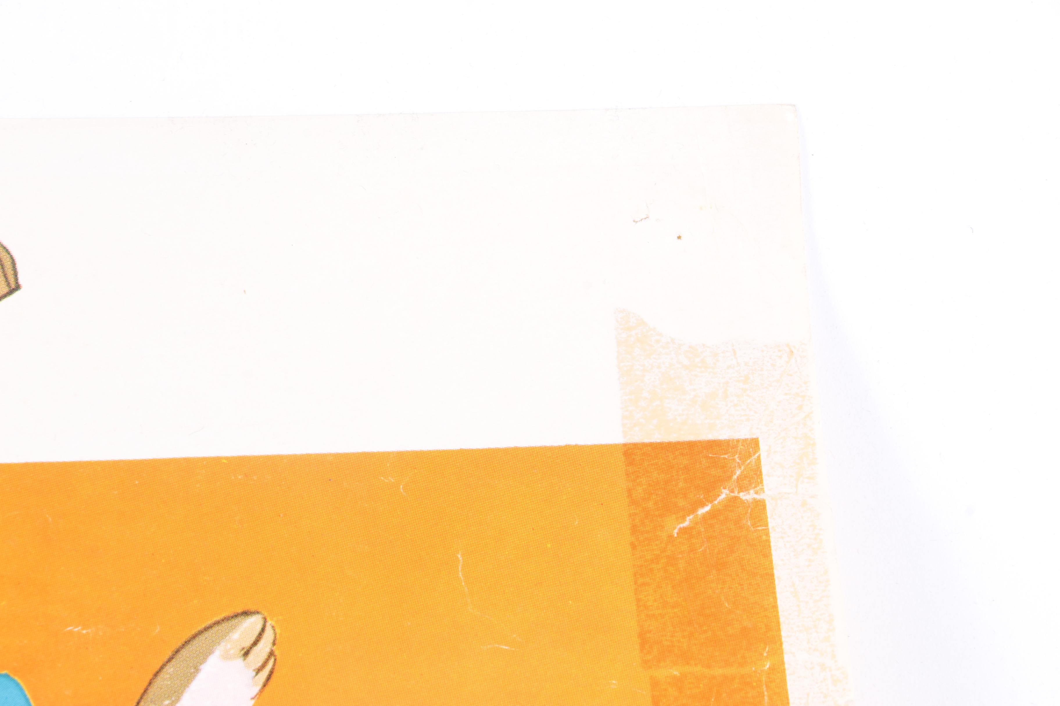 1972 Re-Release "Song of the South" National Screen Service Movie Poster