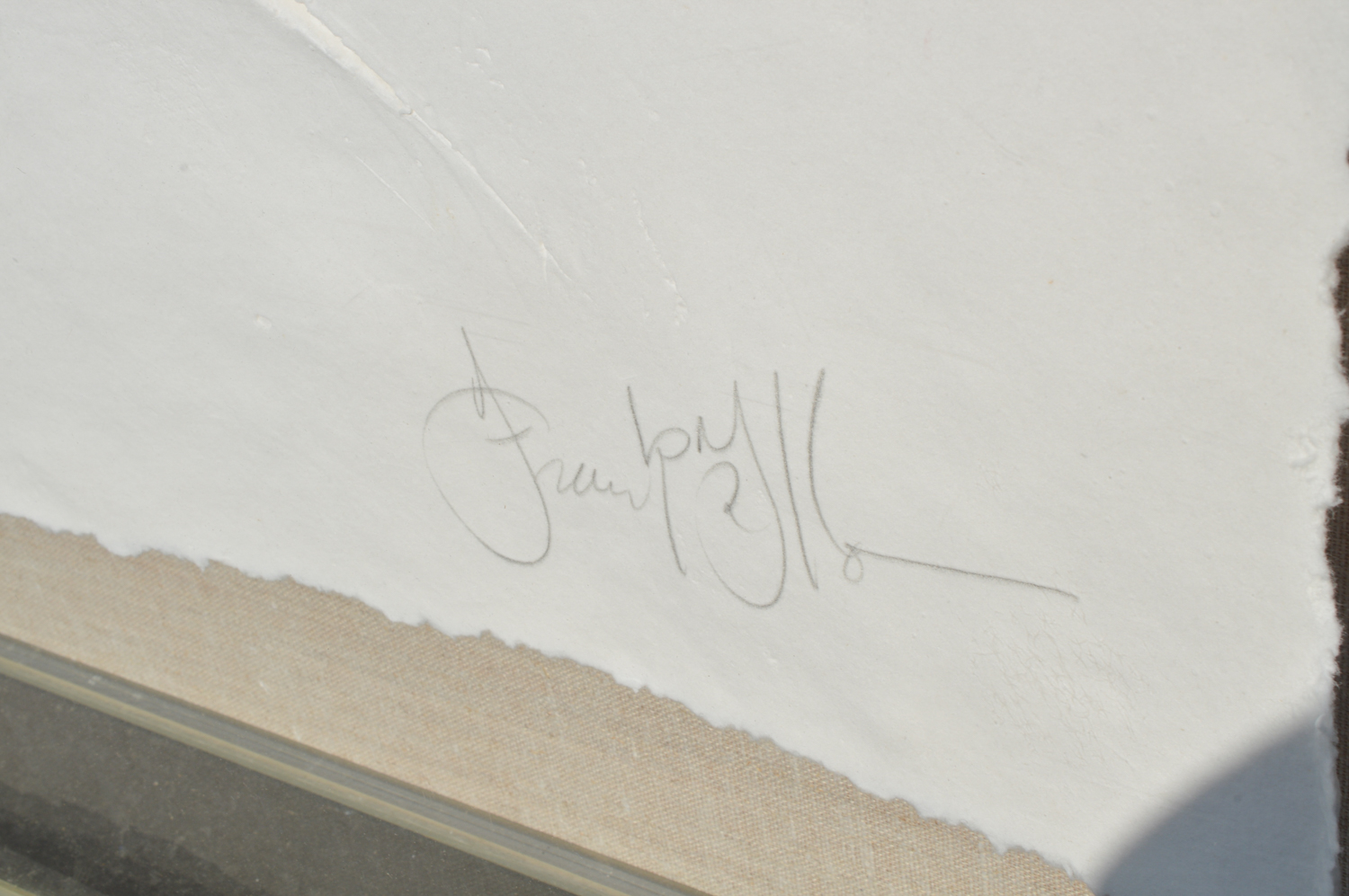 Frank Gallo Limited Edition Cast Paper Relief Sculpture "Concetta"