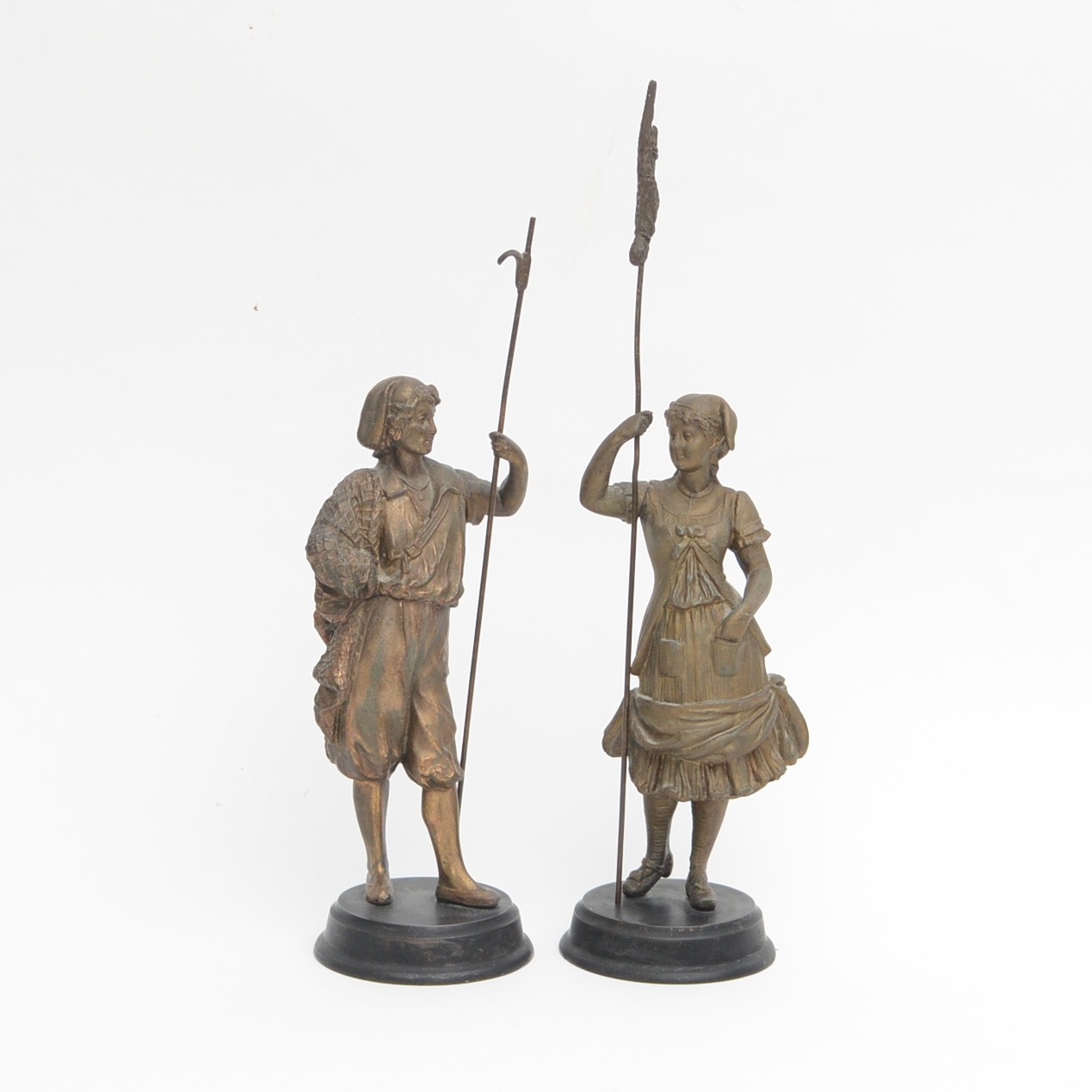 French Cast Metal Figurines