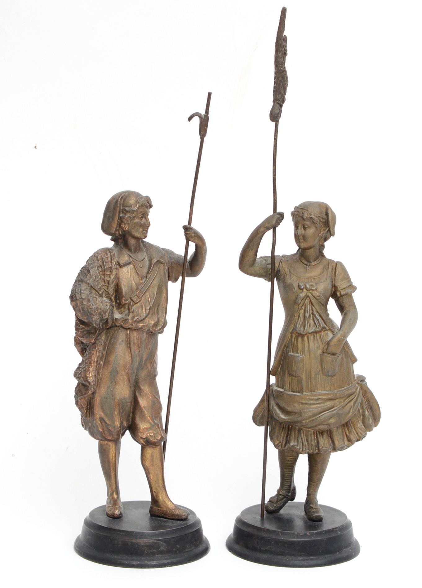 French Cast Metal Figurines
