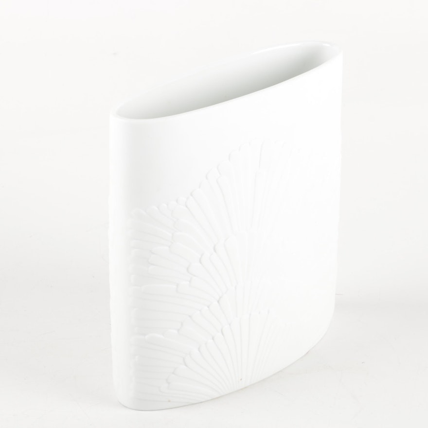 Rosamunde Nairac for Rosenthal White Bisque Porcelain Vase