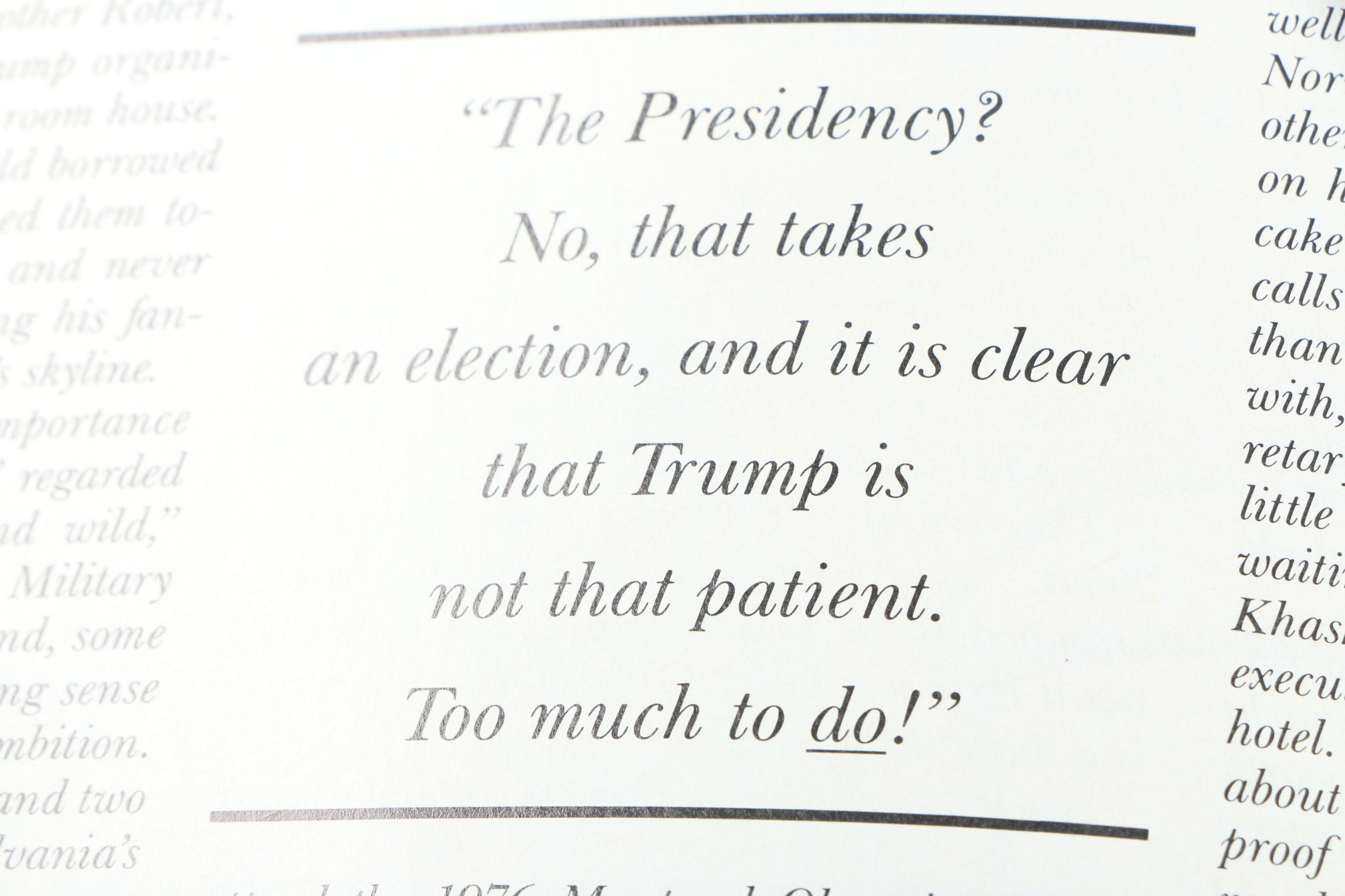 Collection of "Playboy" Magazines Featuring Donald Trump Interview