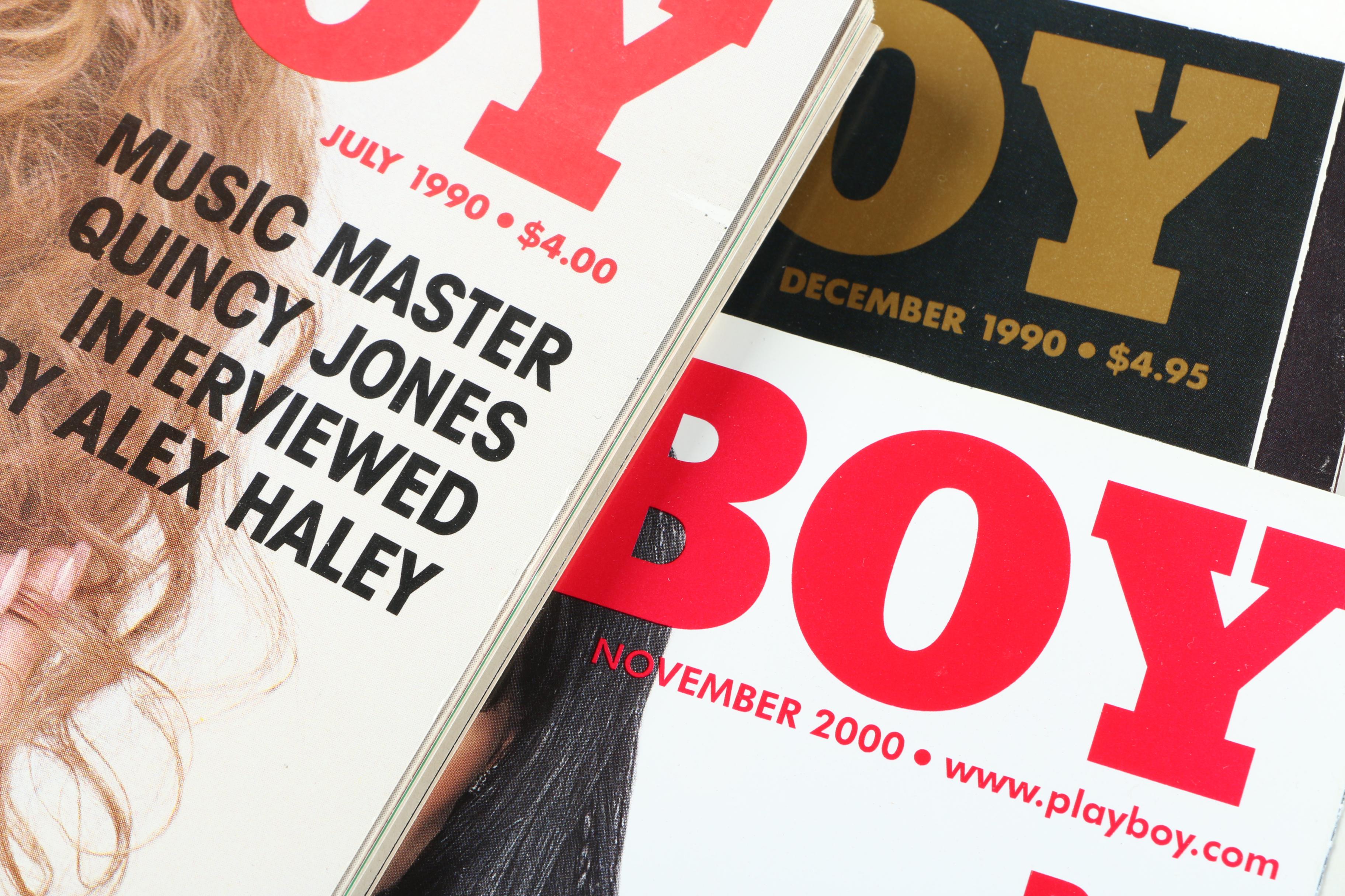 Collection of "Playboy" Magazines Featuring Donald Trump Interview