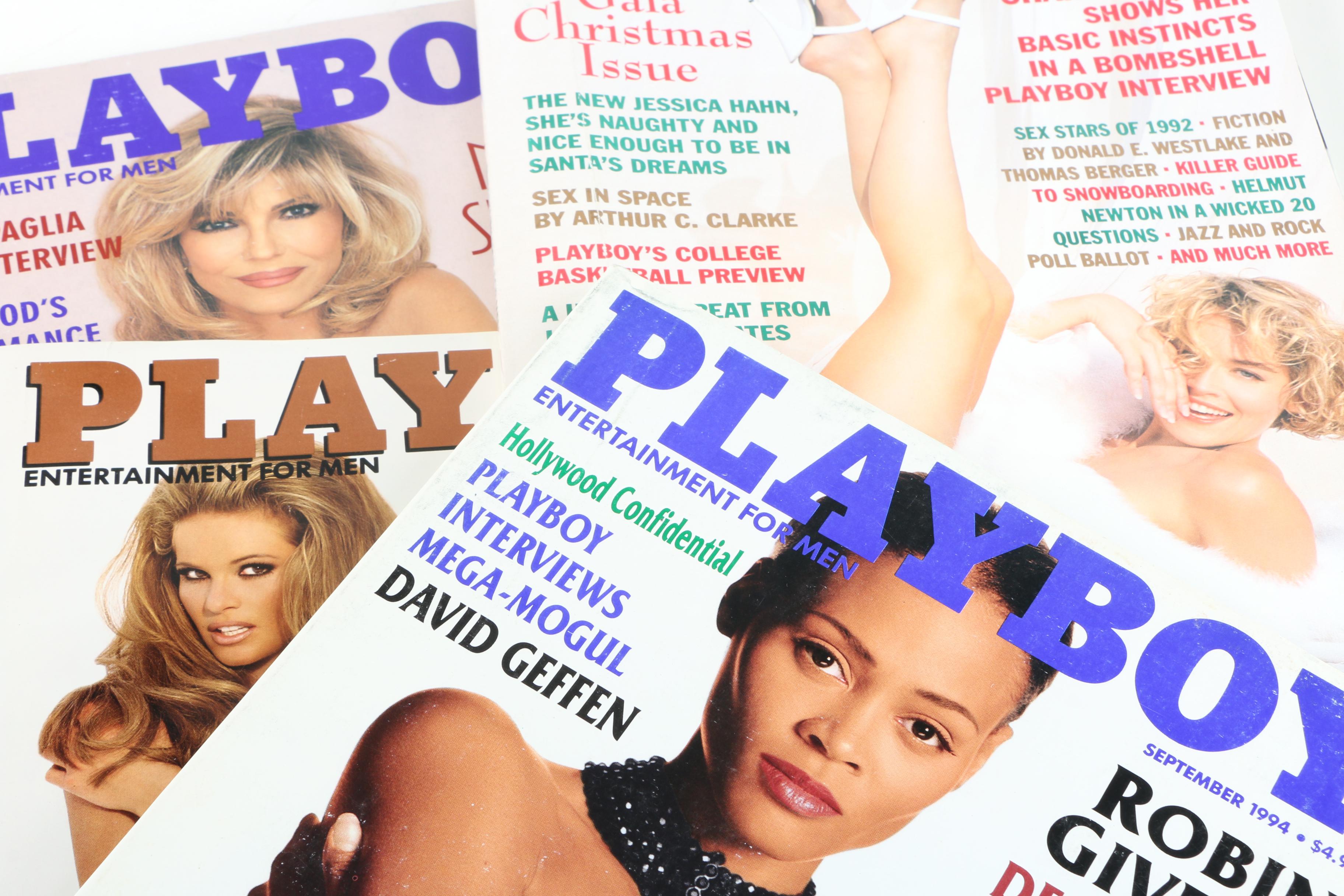 Collection of "Playboy" Magazines Featuring Donald Trump Interview
