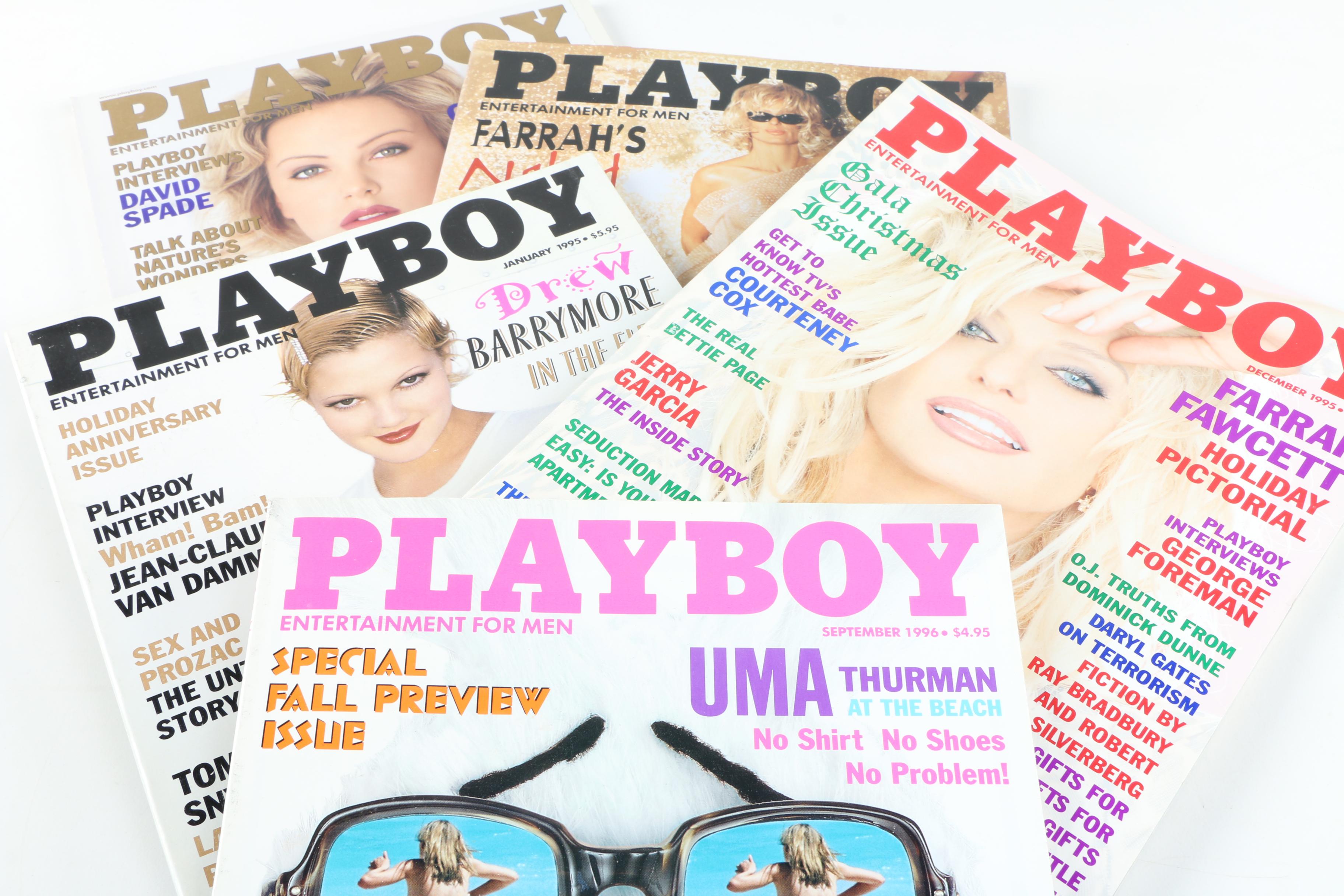Collection of "Playboy" Magazines Featuring Donald Trump Interview