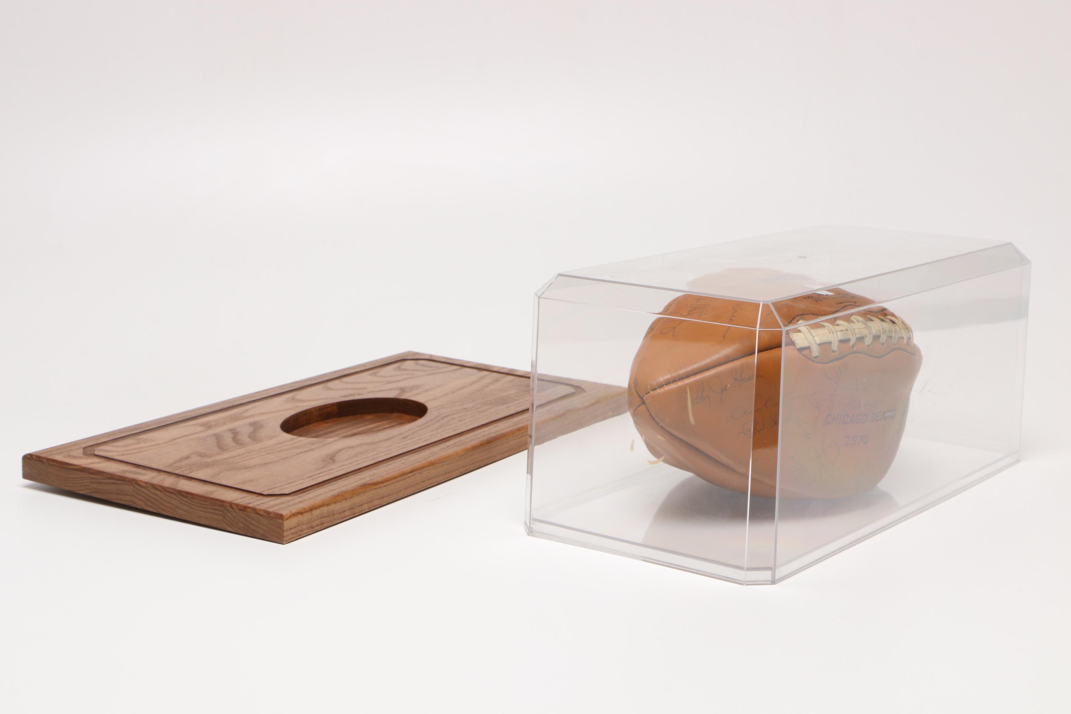 1970 Chicago Bears Signed Football