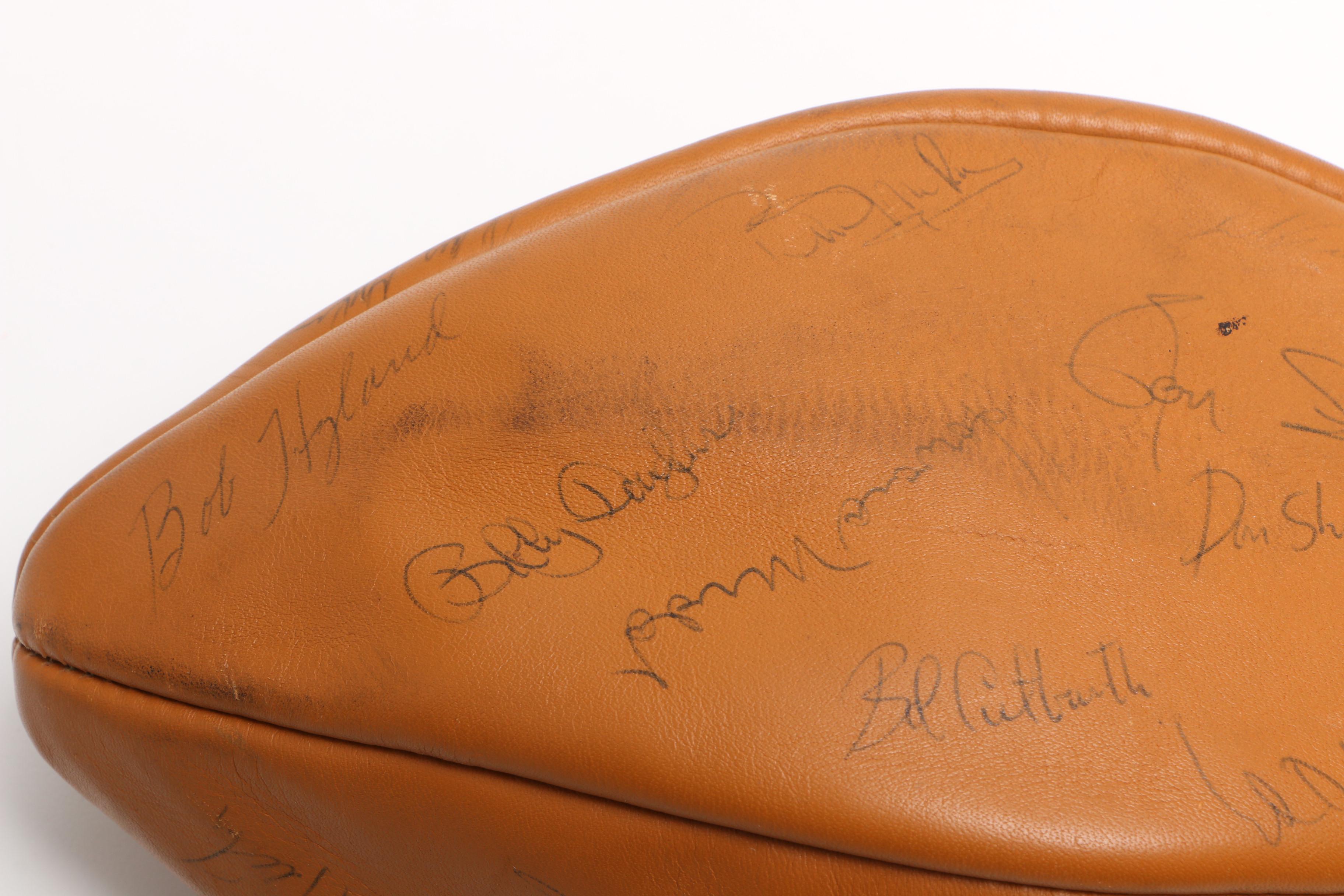 1970 Chicago Bears Signed Football