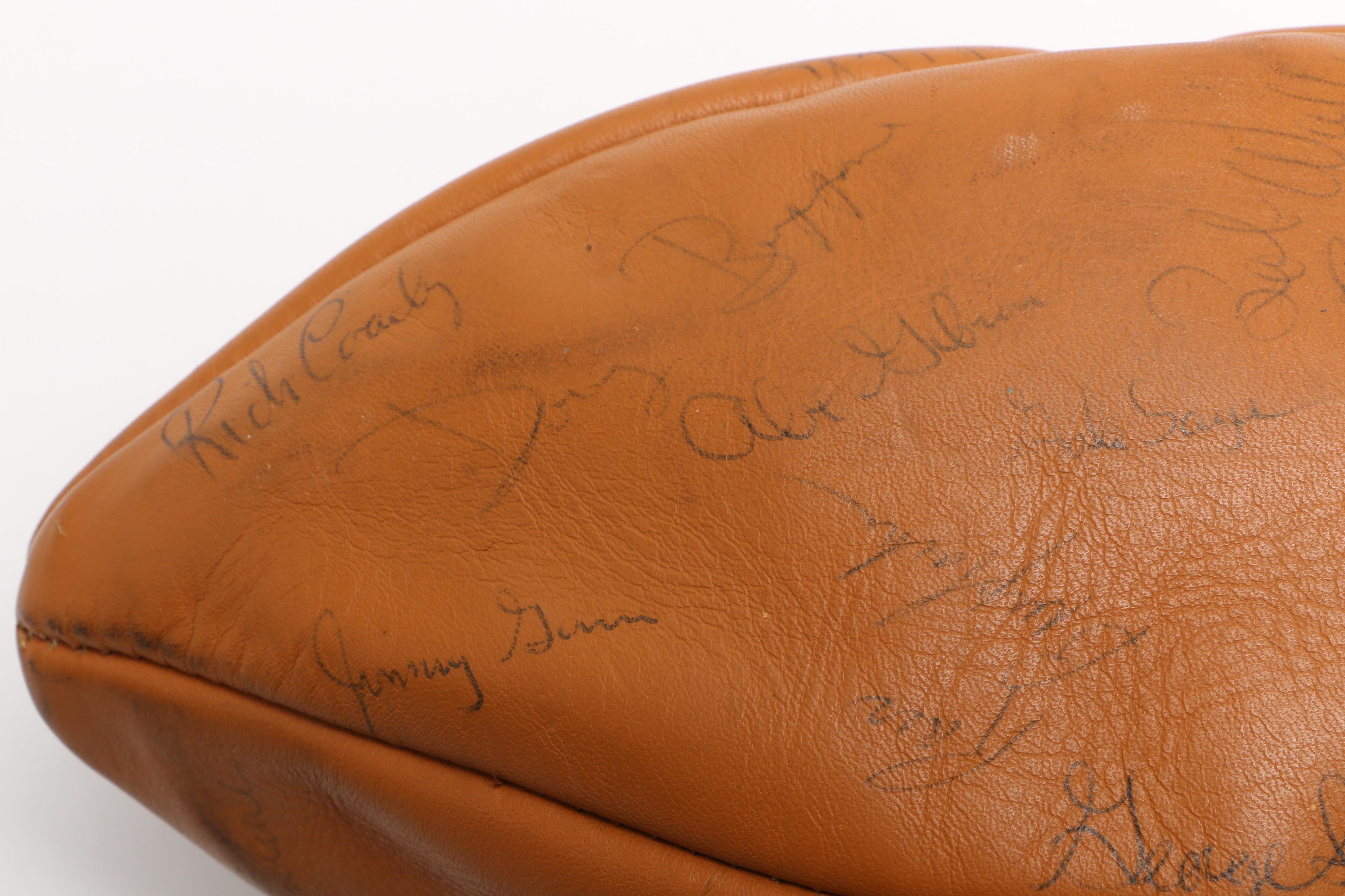 1970 Chicago Bears Signed Football