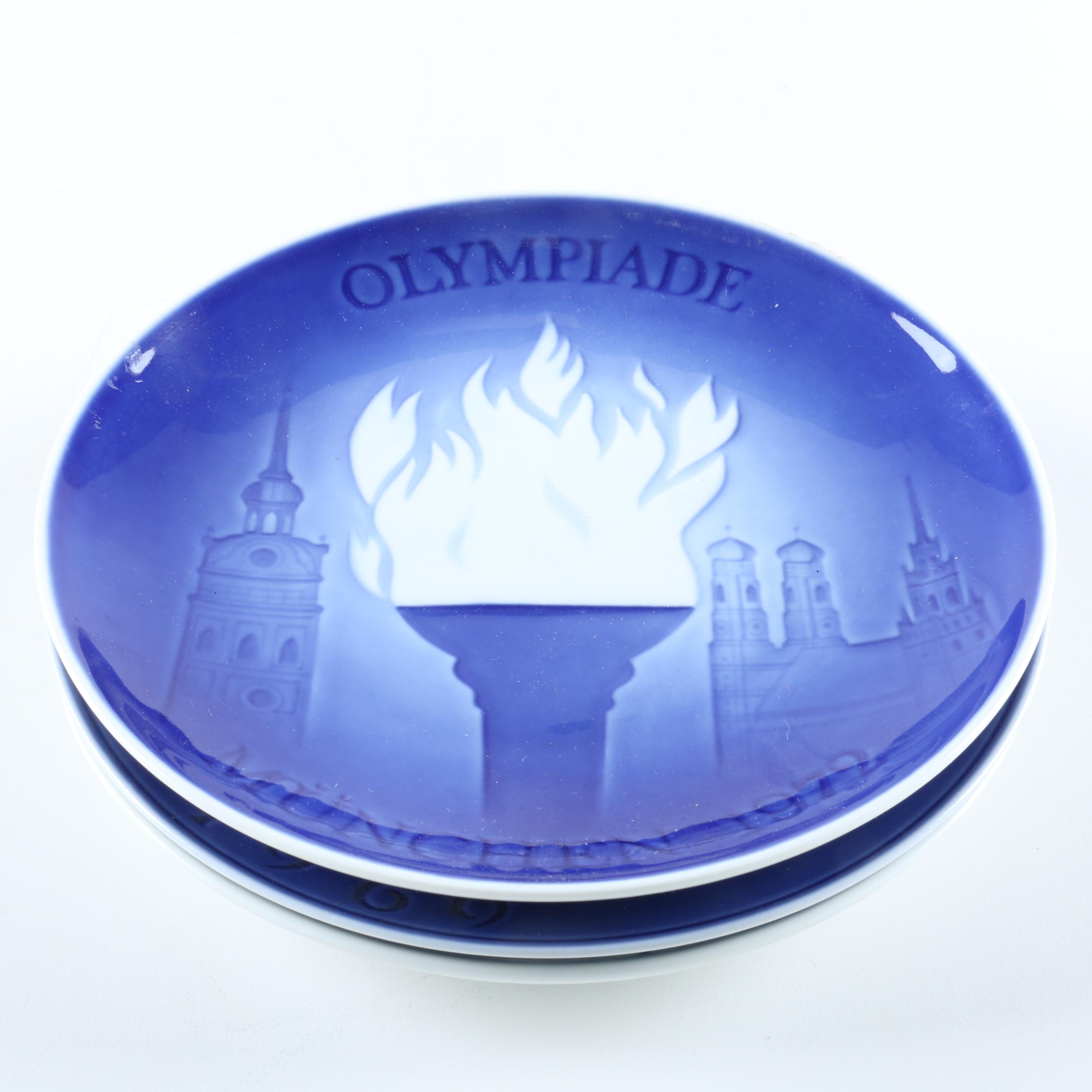 Vintage Danish Commemorative Porcelain Plates