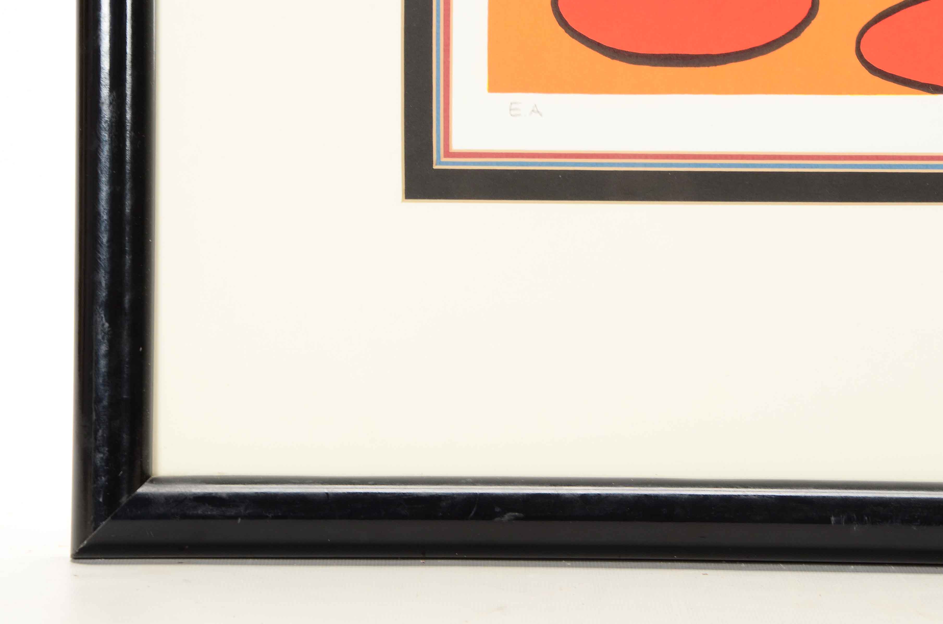 Alexander Calder 1975 Artist's Proof Color Lithograph "A San Lazzaro"