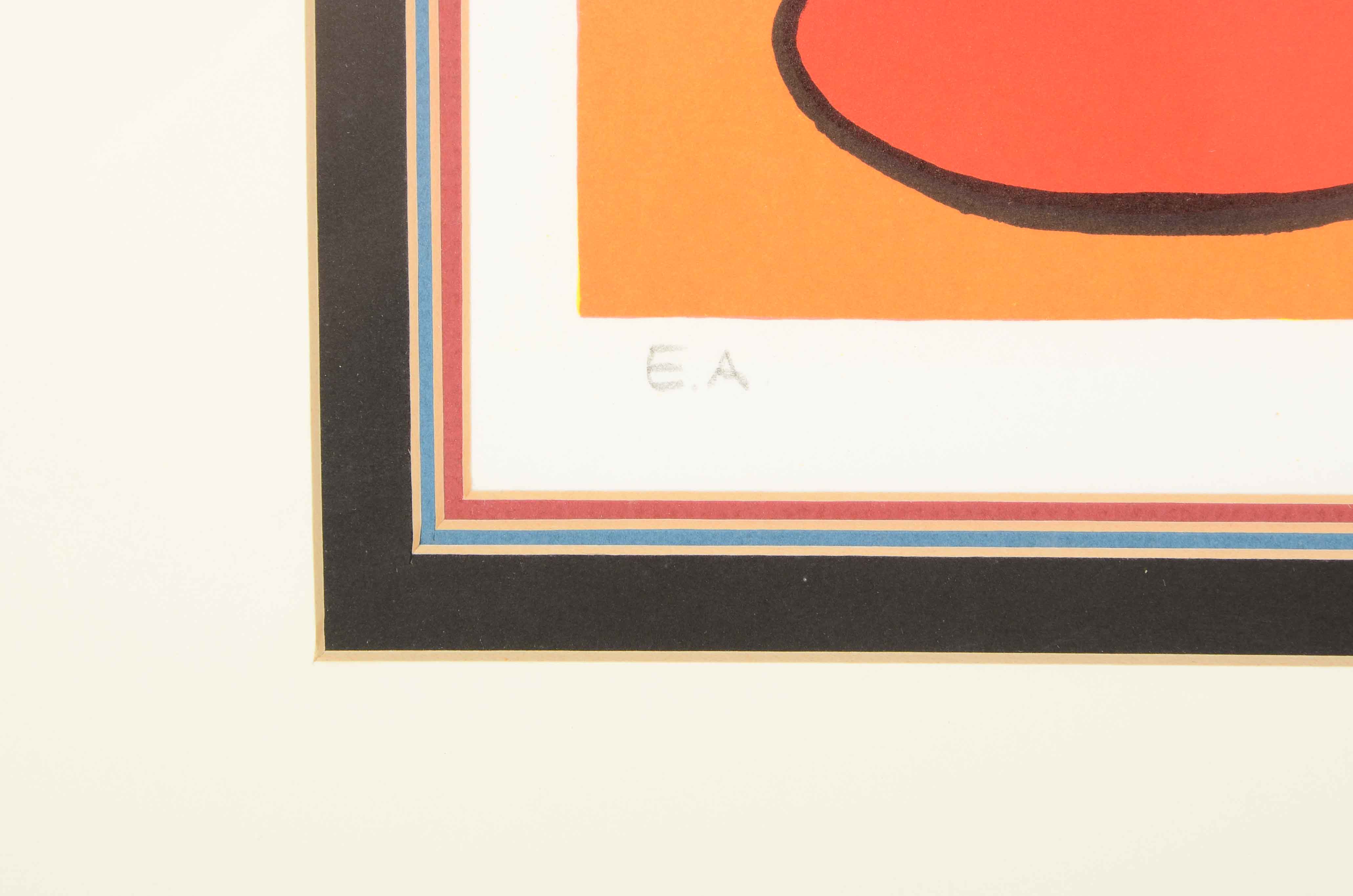 Alexander Calder 1975 Artist's Proof Color Lithograph "A San Lazzaro"