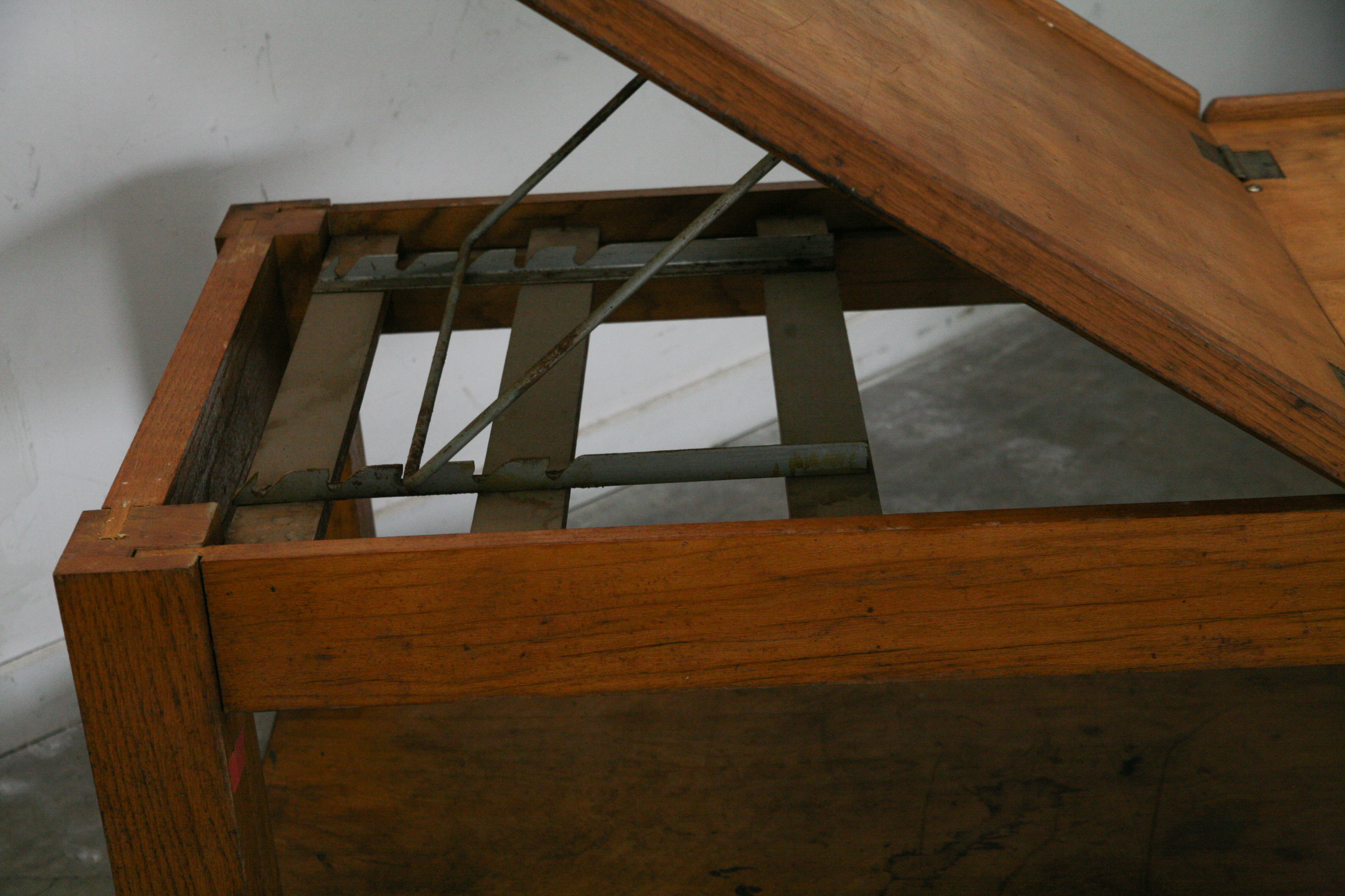 Vintage Wooden Hospital Bed