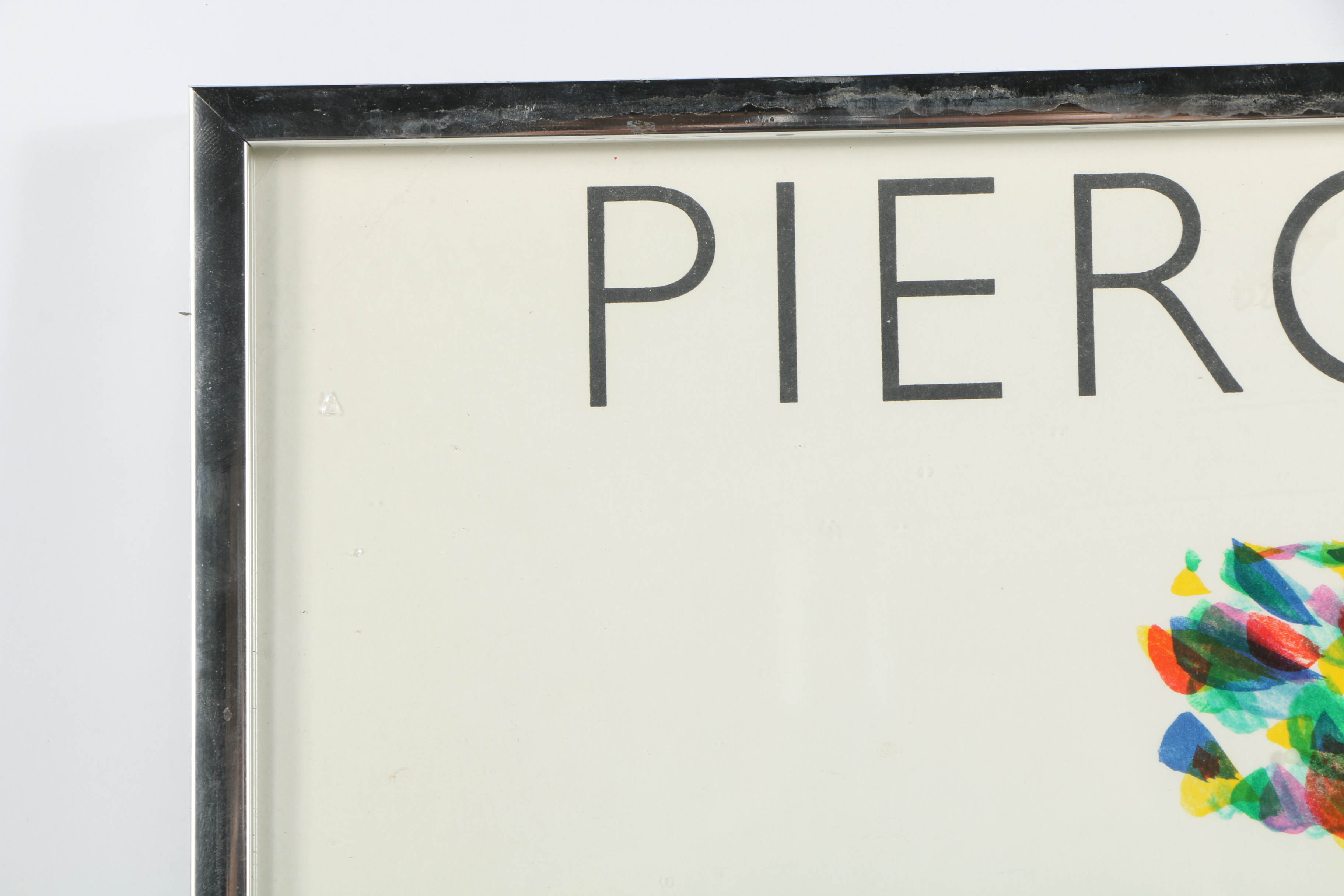 Piero Dorazio Color Lithograph on Paper Exhibition Poster