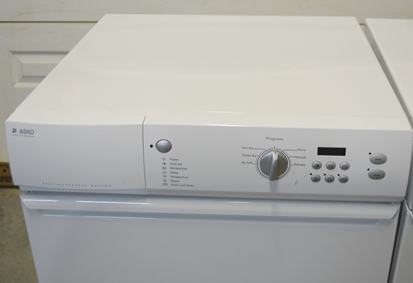 Asko of Sweden White Electric Washer and Dryer