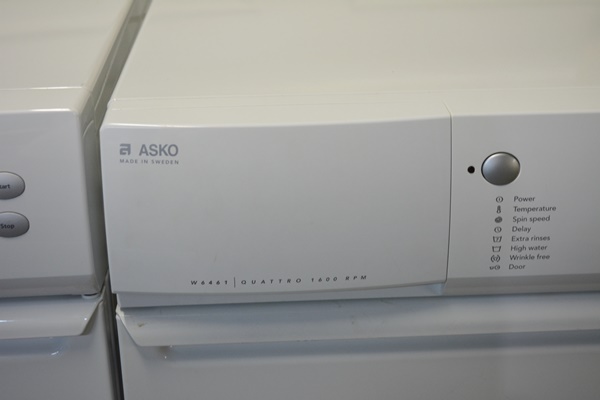Asko of Sweden White Electric Washer and Dryer