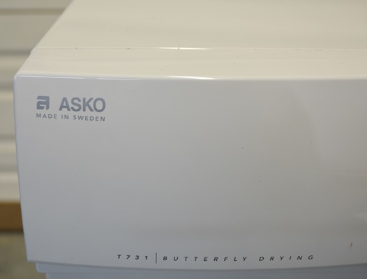 Asko of Sweden White Electric Washer and Dryer