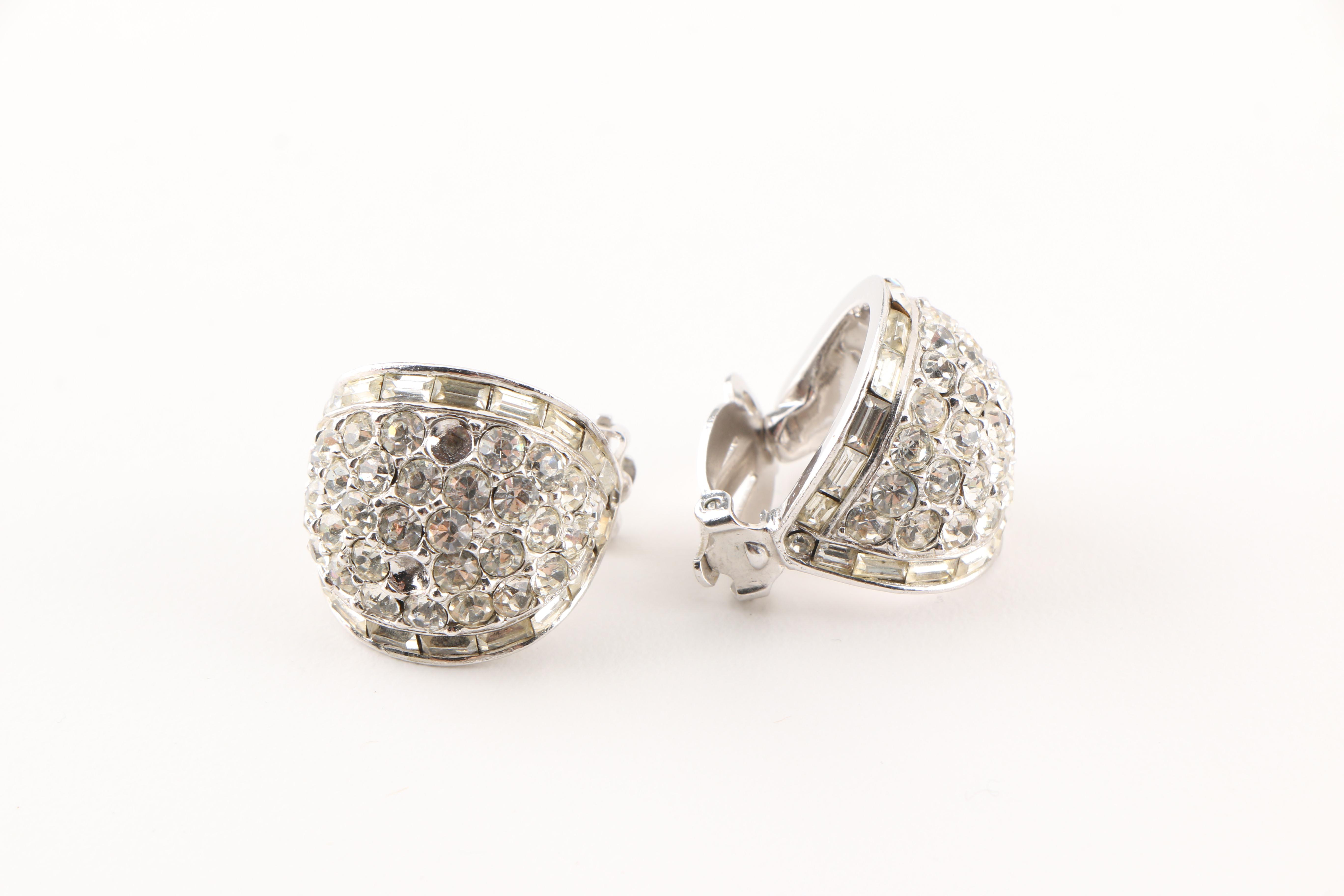 Collection of Rhinestone Jewelry Including Kramer
