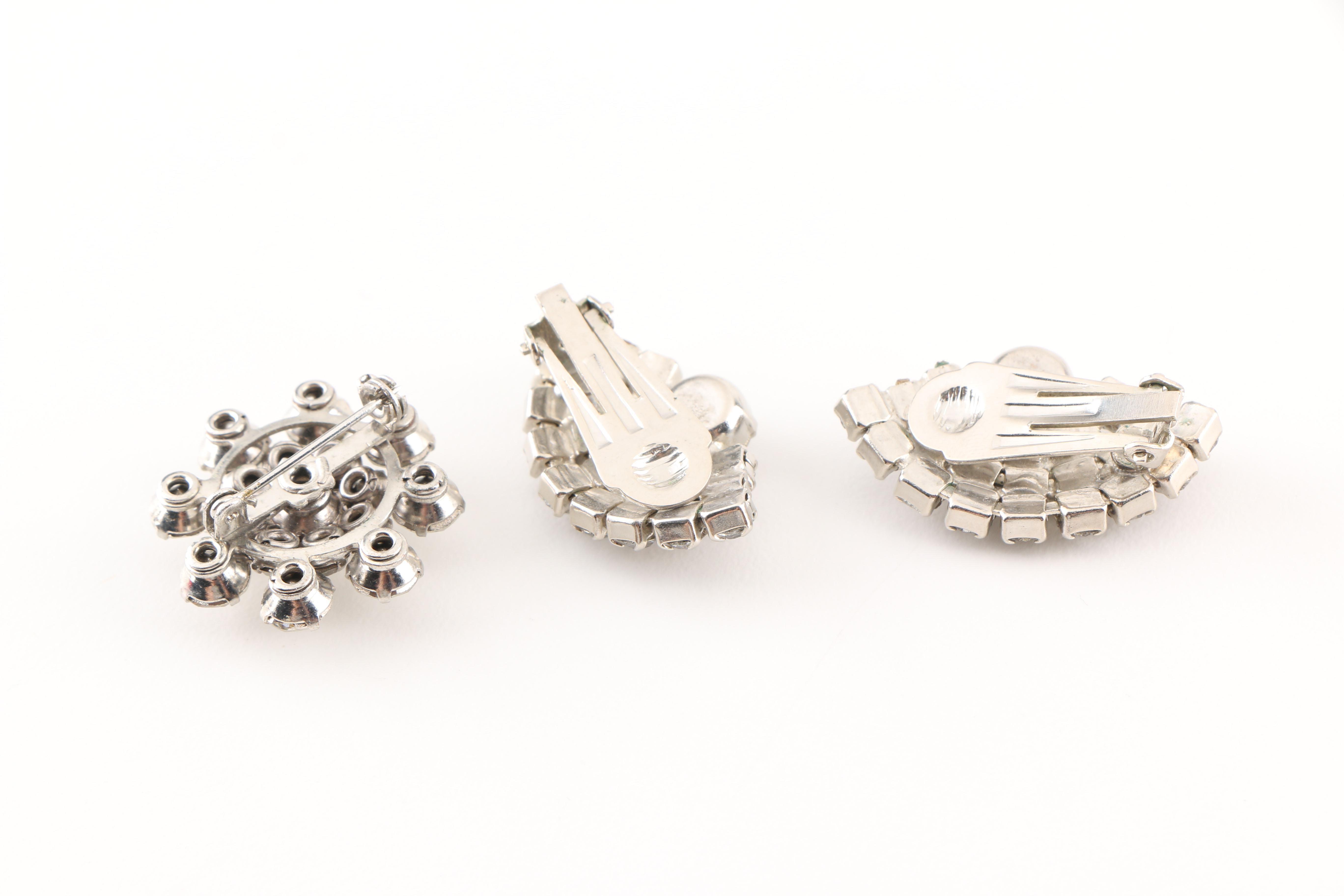 Collection of Rhinestone Jewelry Including Kramer