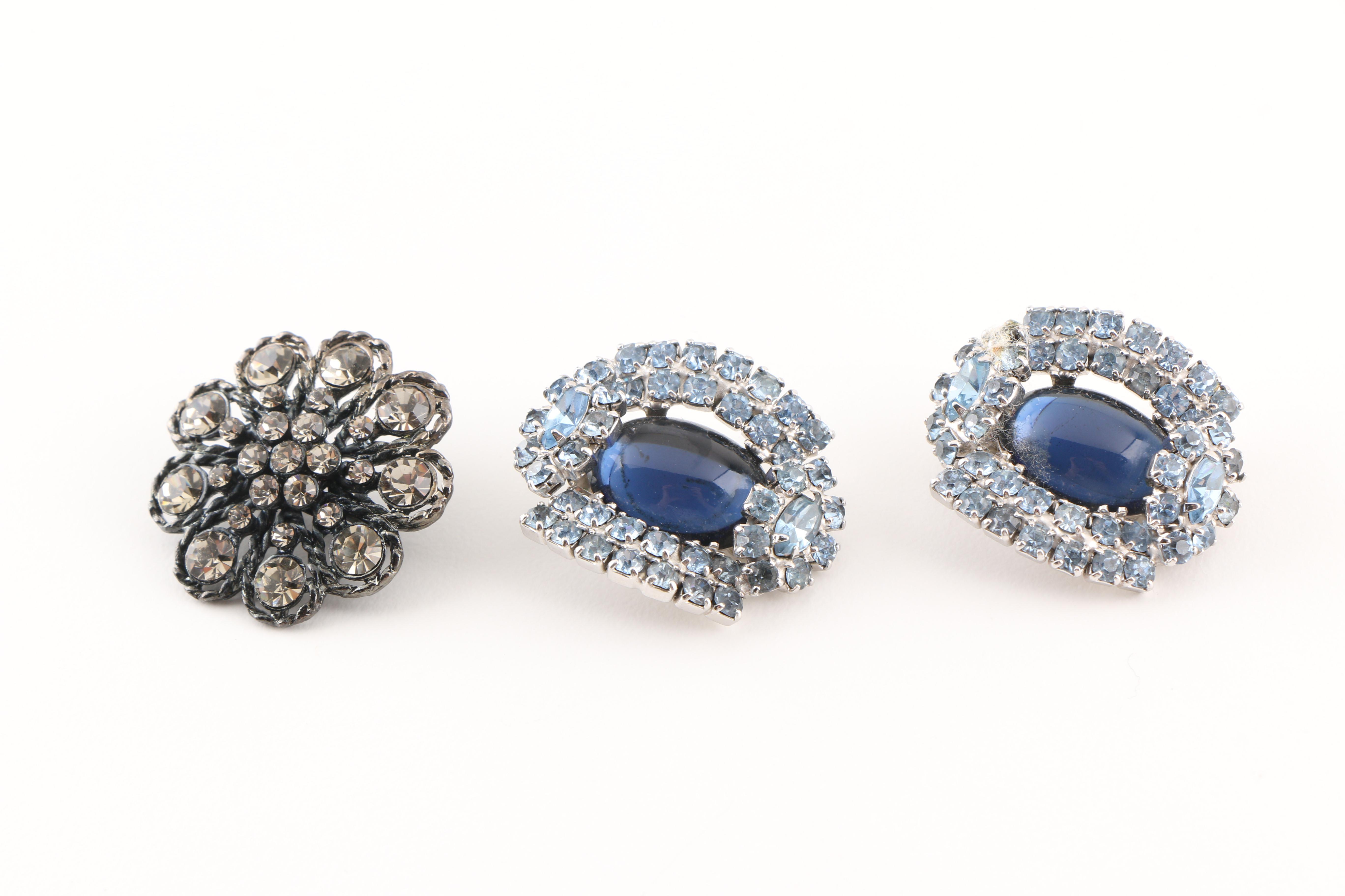 Collection of Rhinestone Jewelry Including Kramer