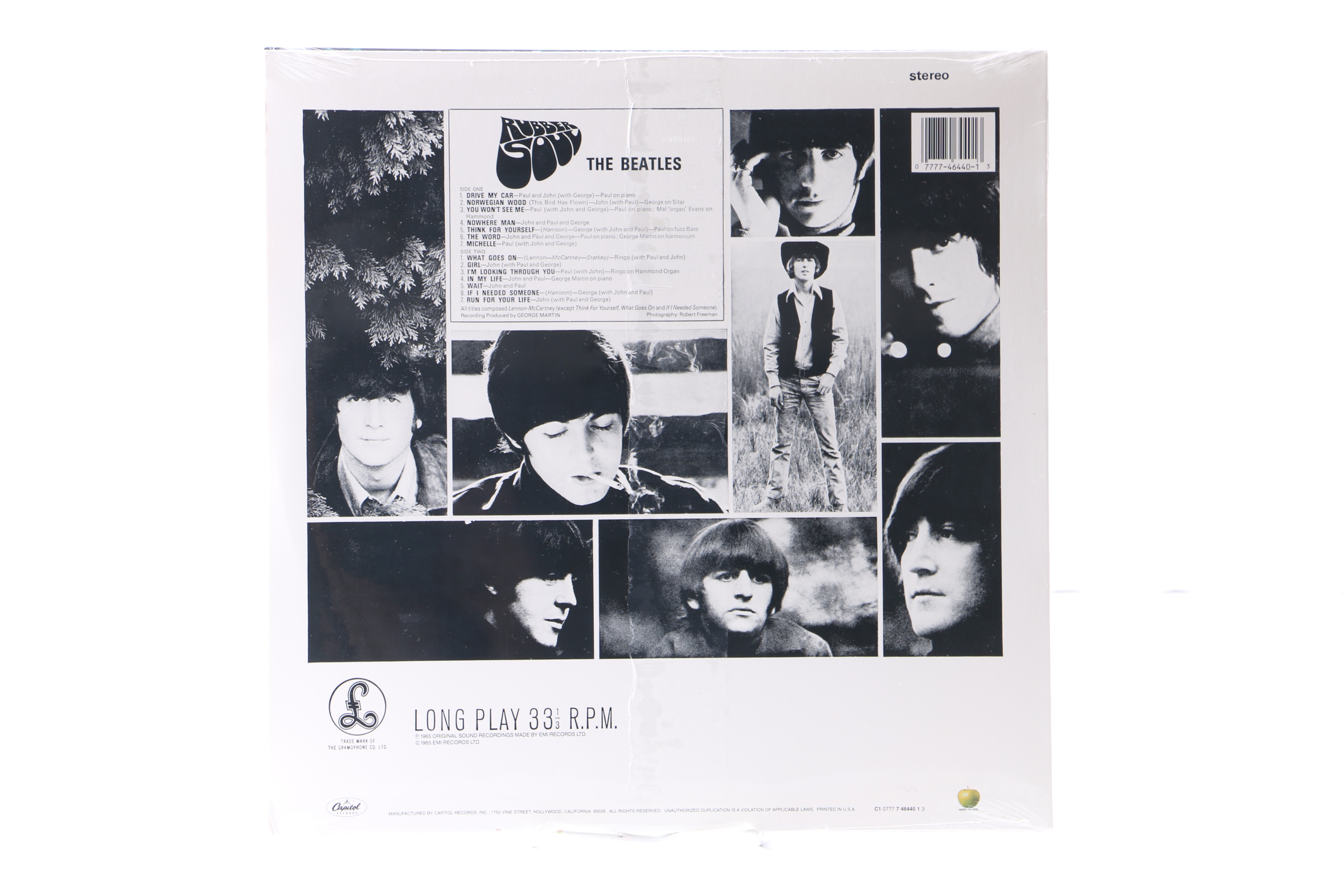 The Beatles "Rubber Soul" 1995 Limited Edition Stereo Reissue Sealed LP