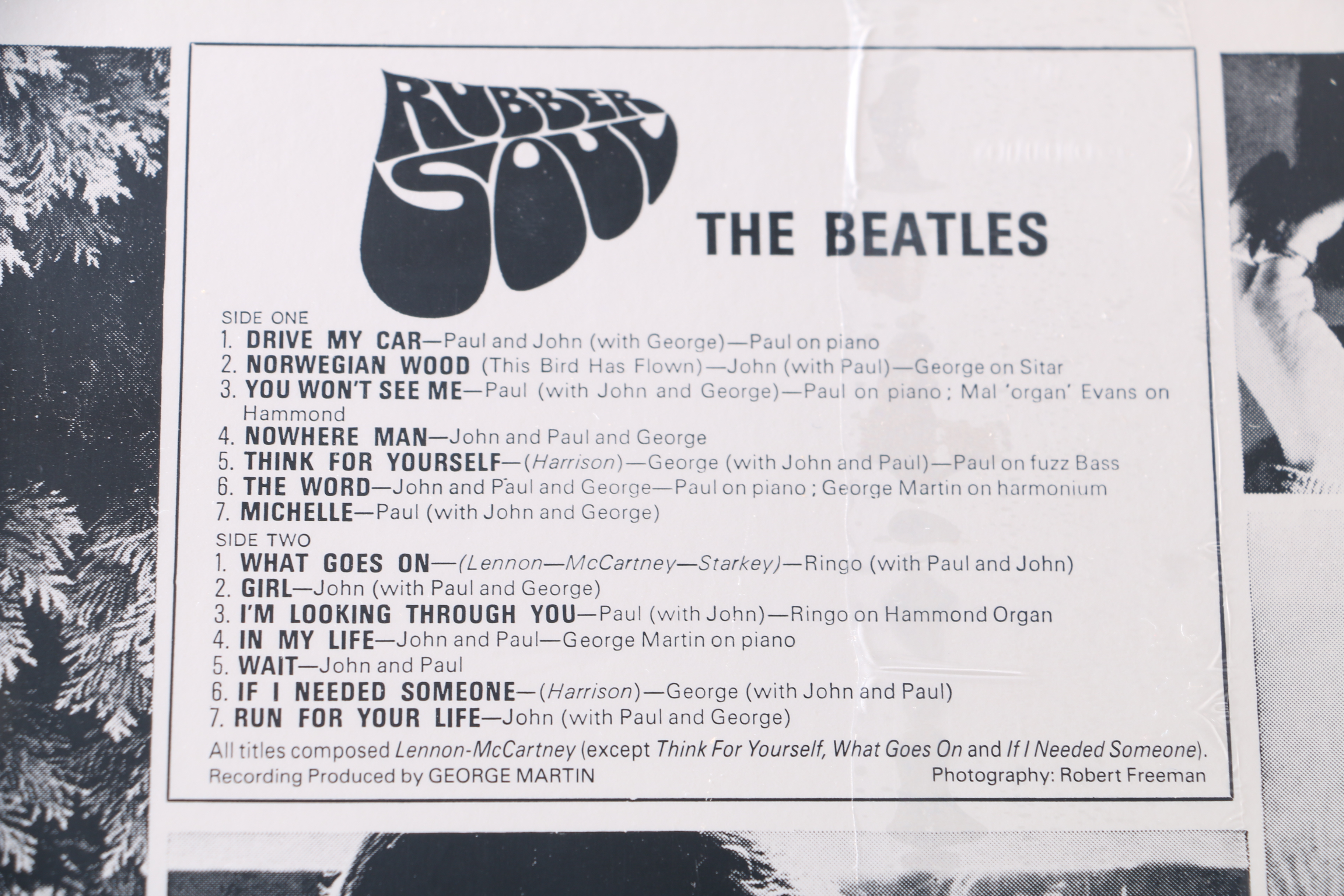 The Beatles "Rubber Soul" 1995 Limited Edition Stereo Reissue Sealed LP