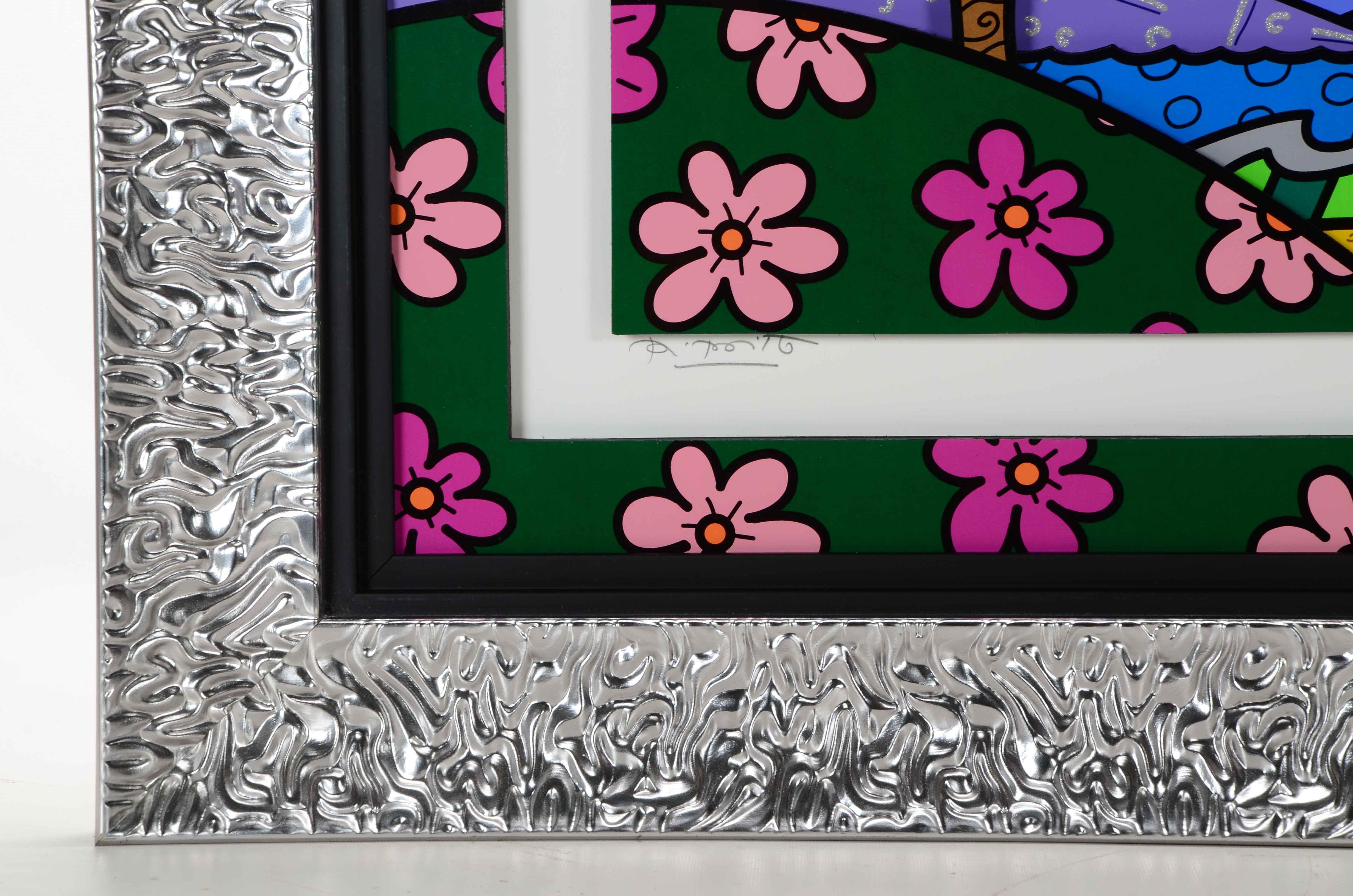 Romero Britto Limited Edition Serigraph "New Horizon'