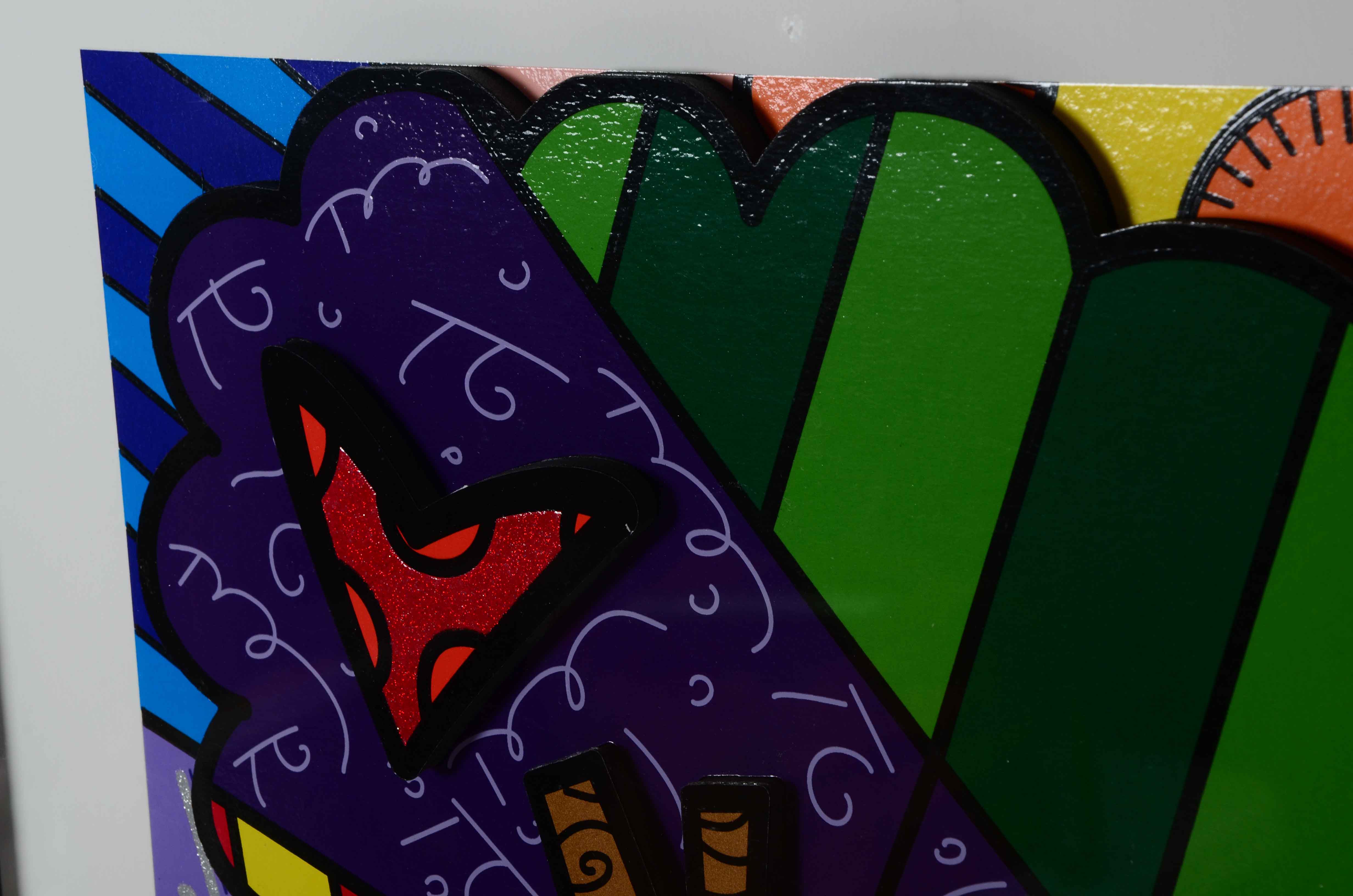 Romero Britto Limited Edition Serigraph "New Horizon'