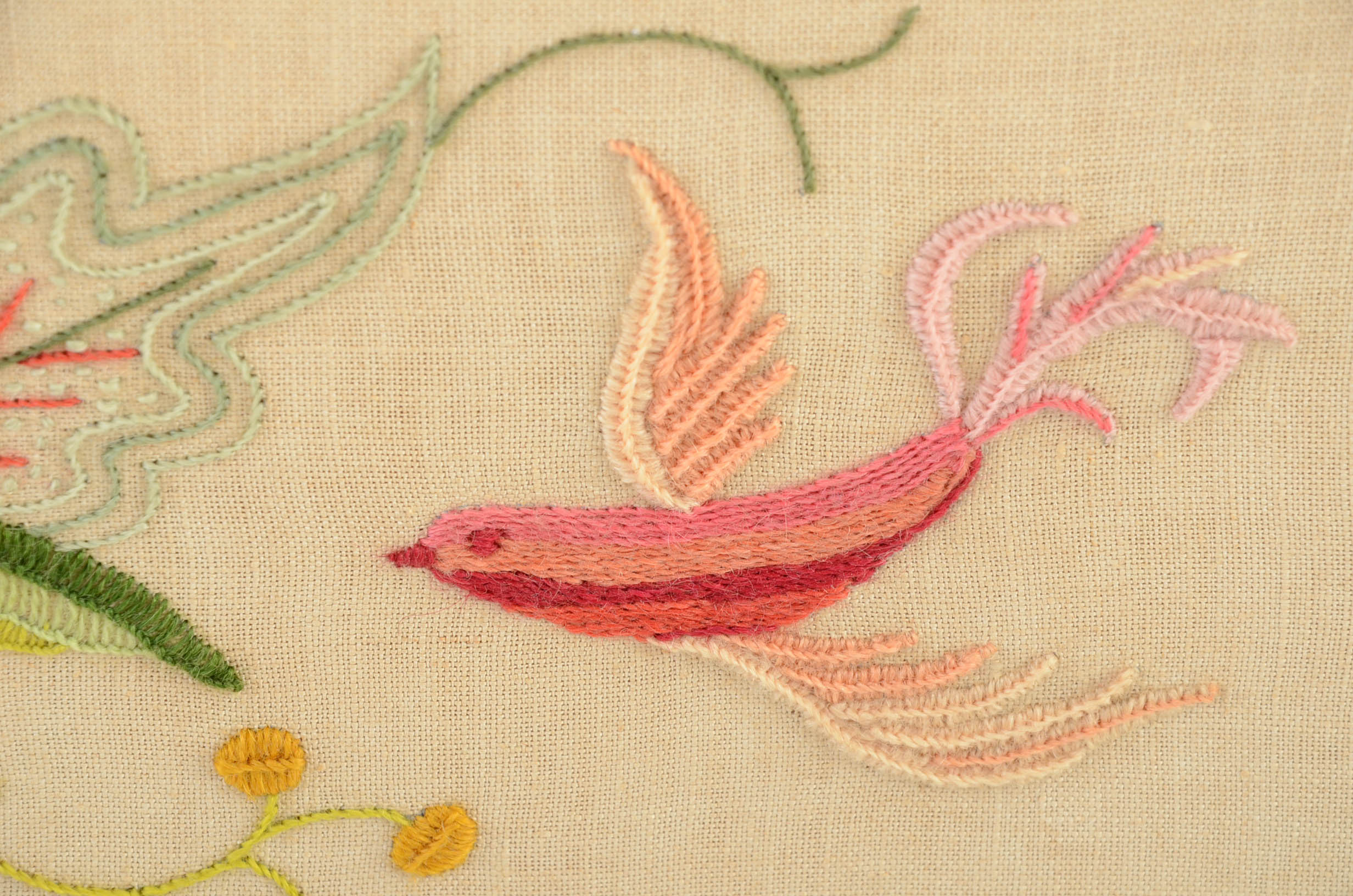 Antique Victorian Carved Mahogany Fire Screen with Embroidered, Swiveling Panel