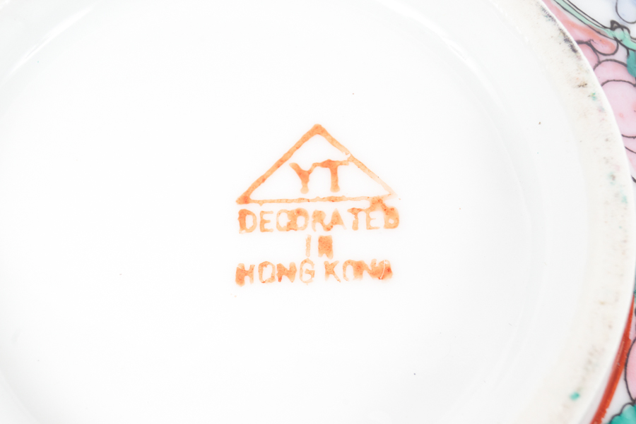 Hand-painted Chinese Rose Canton Porcelain