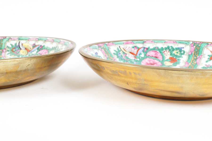 Hand-painted Chinese Rose Canton Porcelain