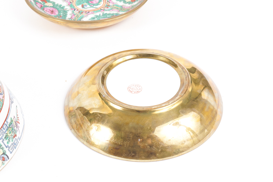 Hand-painted Chinese Rose Canton Porcelain