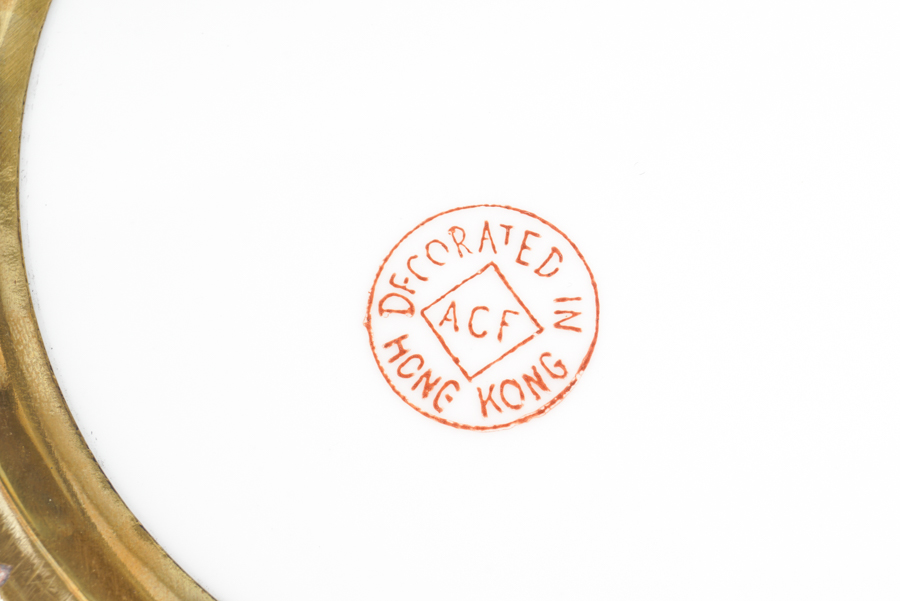 Hand-painted Chinese Rose Canton Porcelain