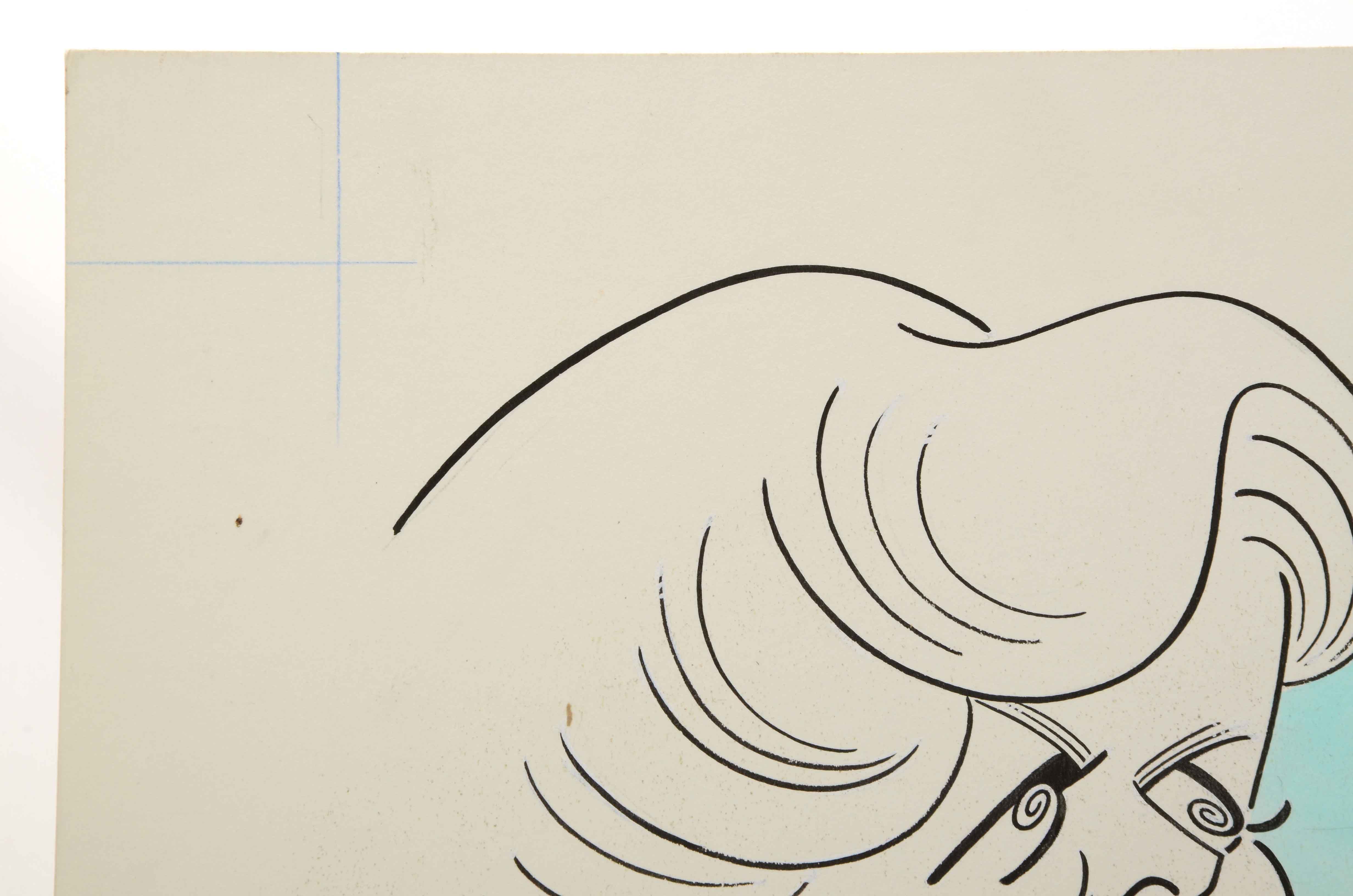 Sam Norkin Original Ink and Watercolor Illustration "Westbury Music Fair"