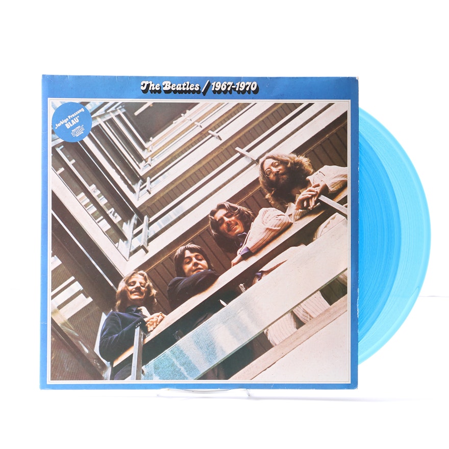 The Beatles "1967-1970" 1985 German Pressing LP On Blue Vinyl