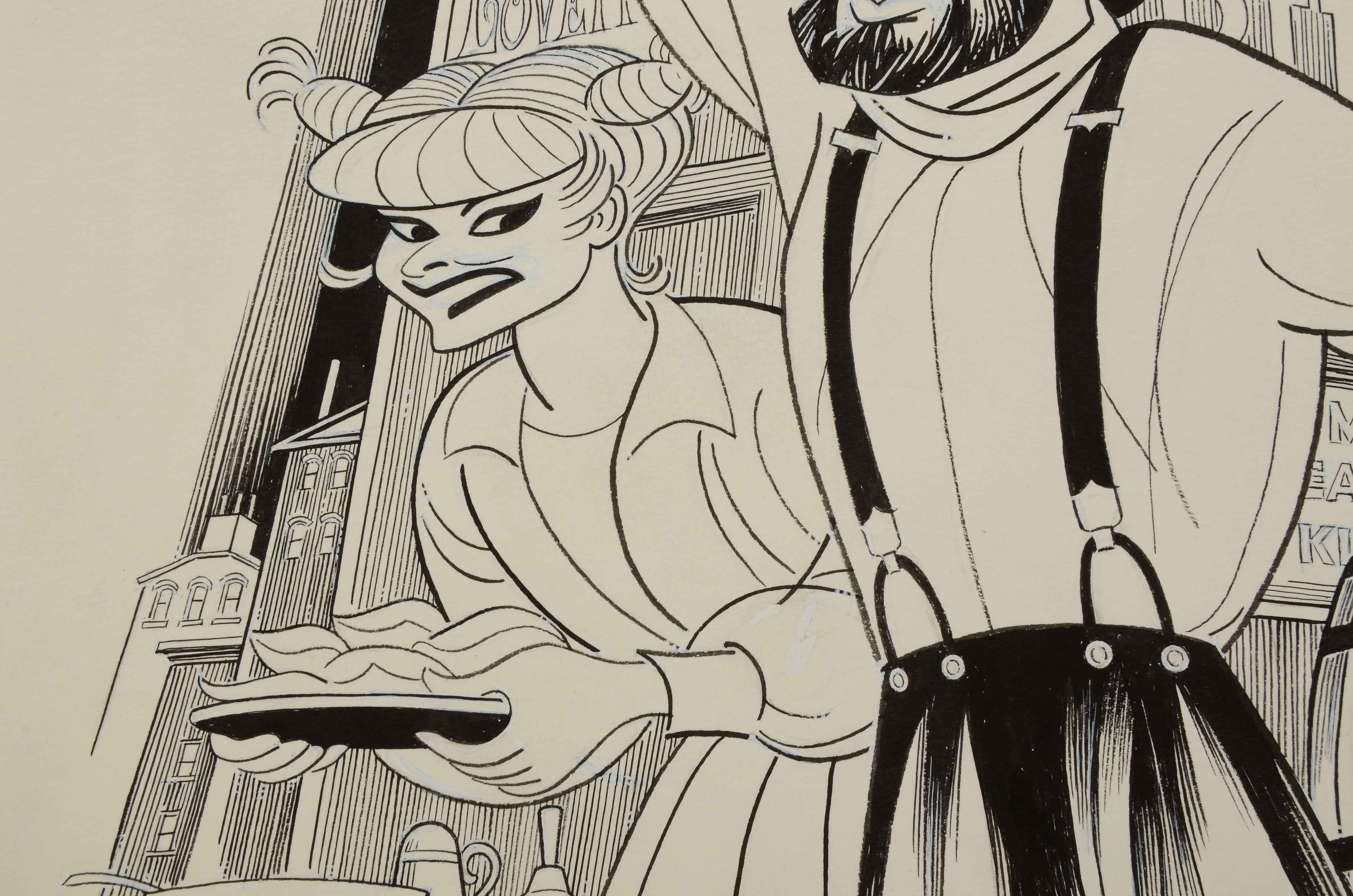 Sam Norkin Original Ink Illustration on Paper