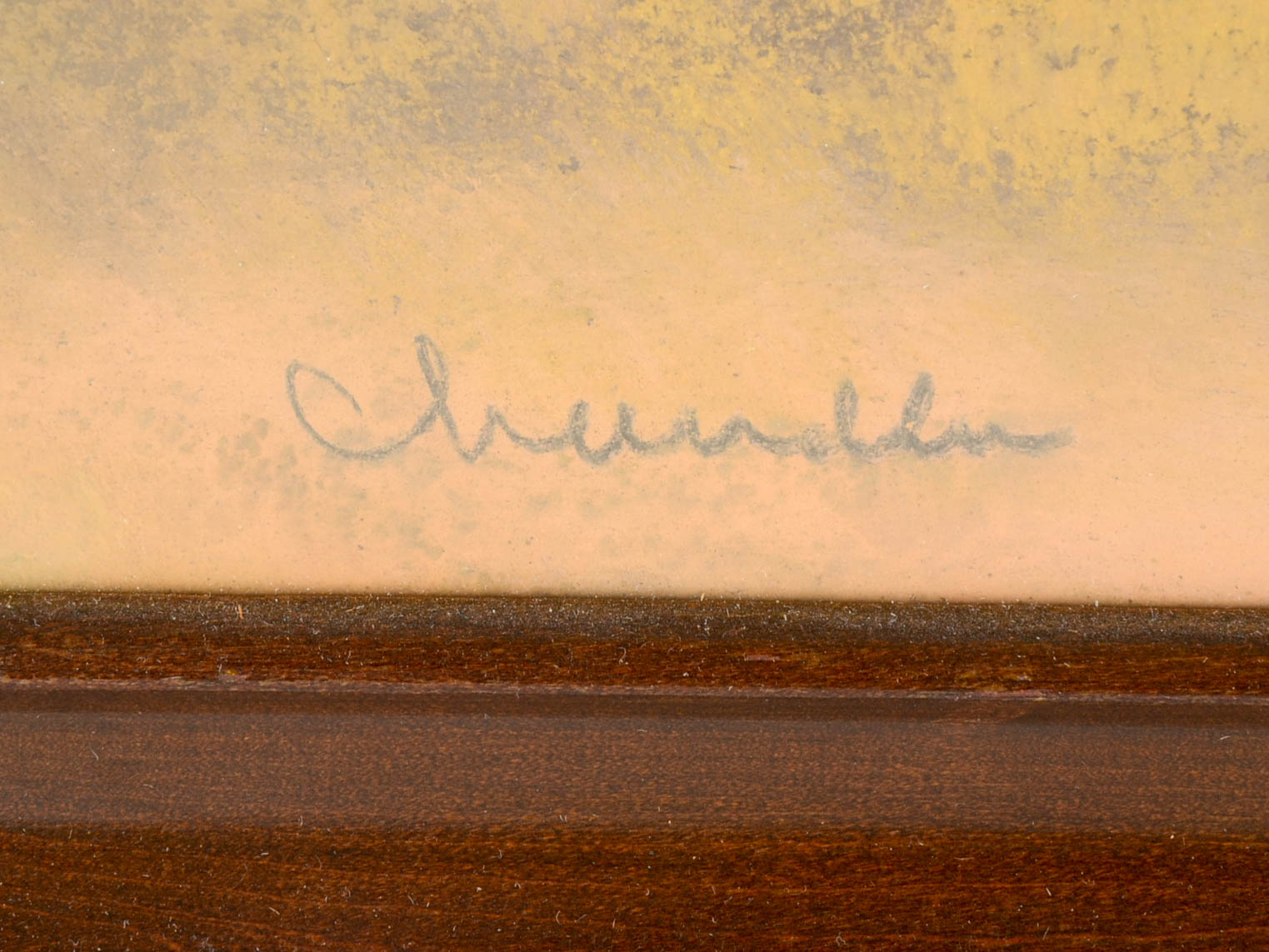 William Henry Chandler Original 19th Century Pastel Landscape