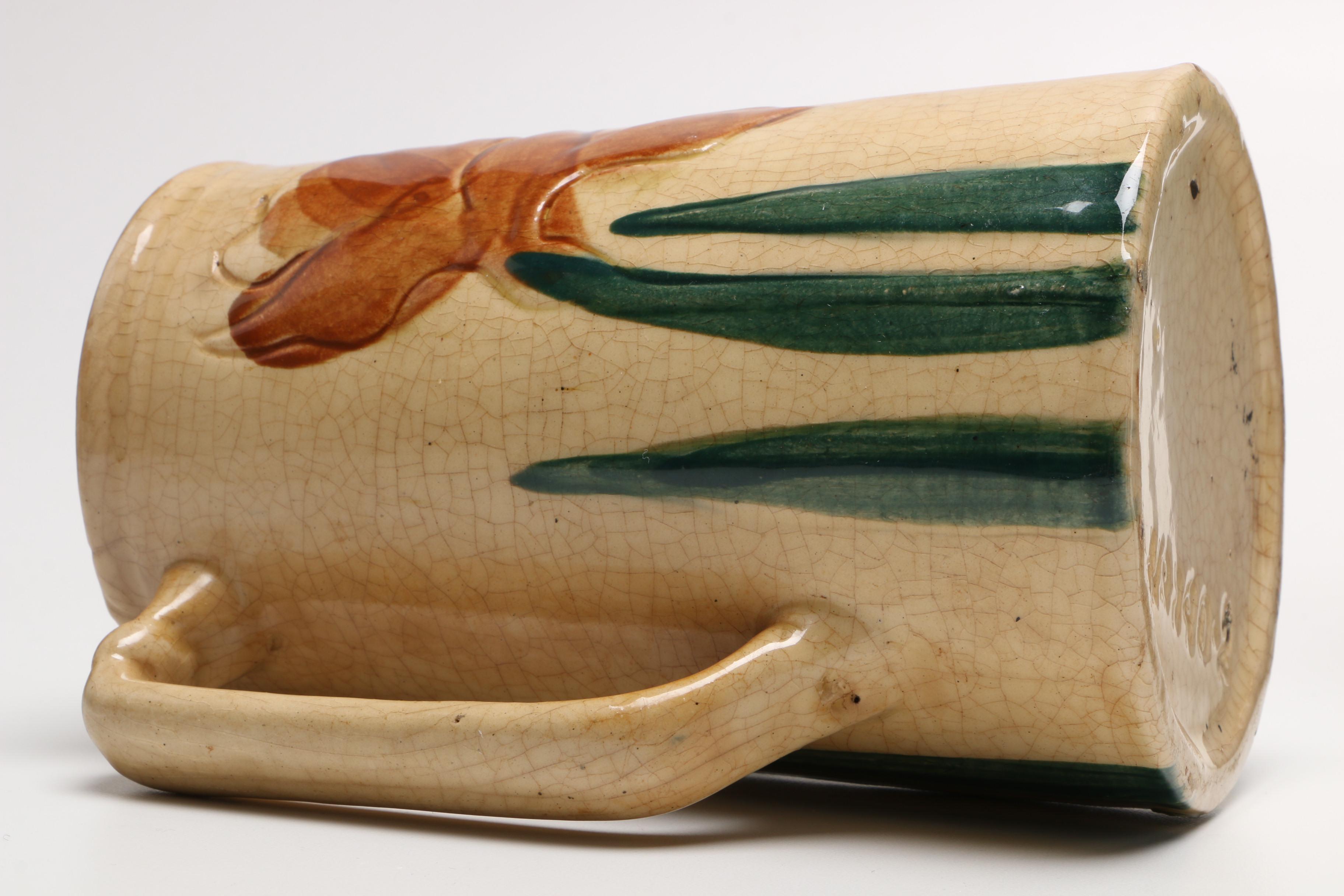 Art Pottery Including Roseville "Fallïne," "Sunflower" and Grueby Faence