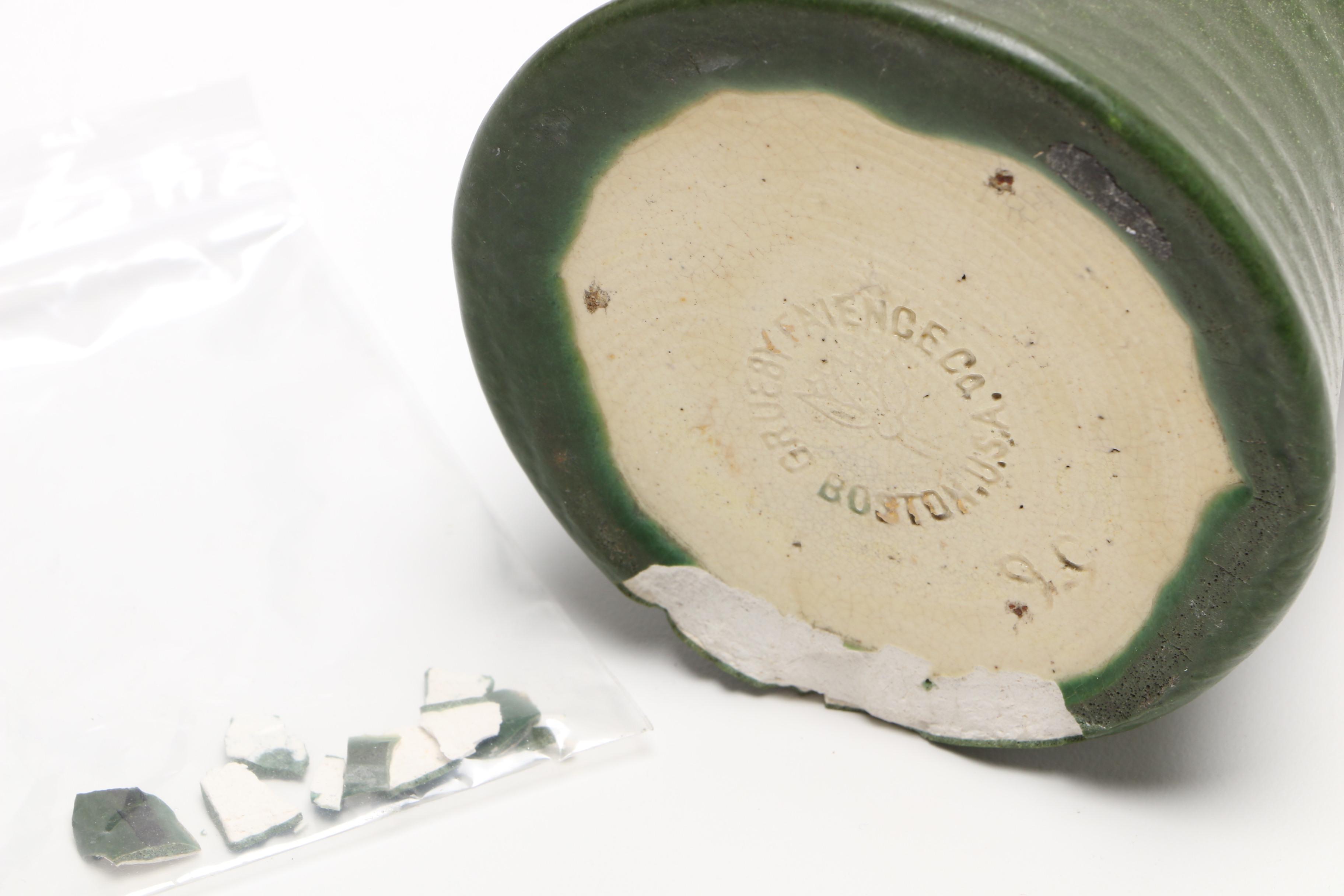 Art Pottery Including Roseville "Fallïne," "Sunflower" and Grueby Faence