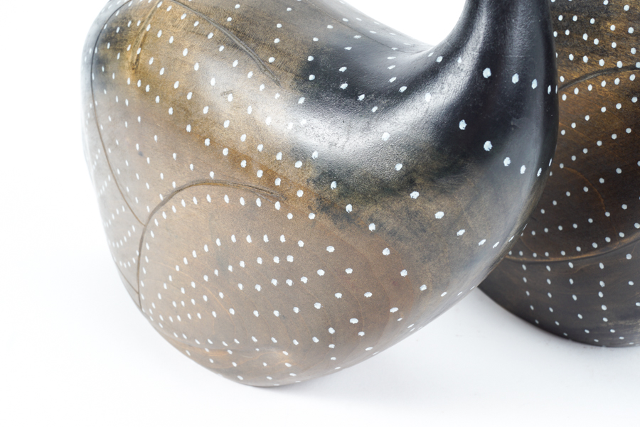 Limited Edition Guinea Fowl Sculptures from Knysna, South Africa