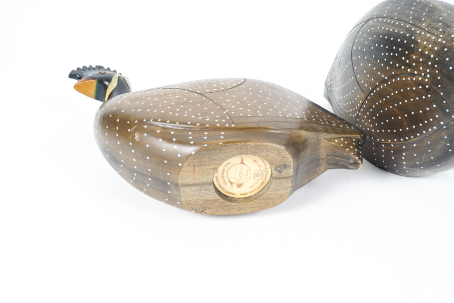 Limited Edition Guinea Fowl Sculptures from Knysna, South Africa