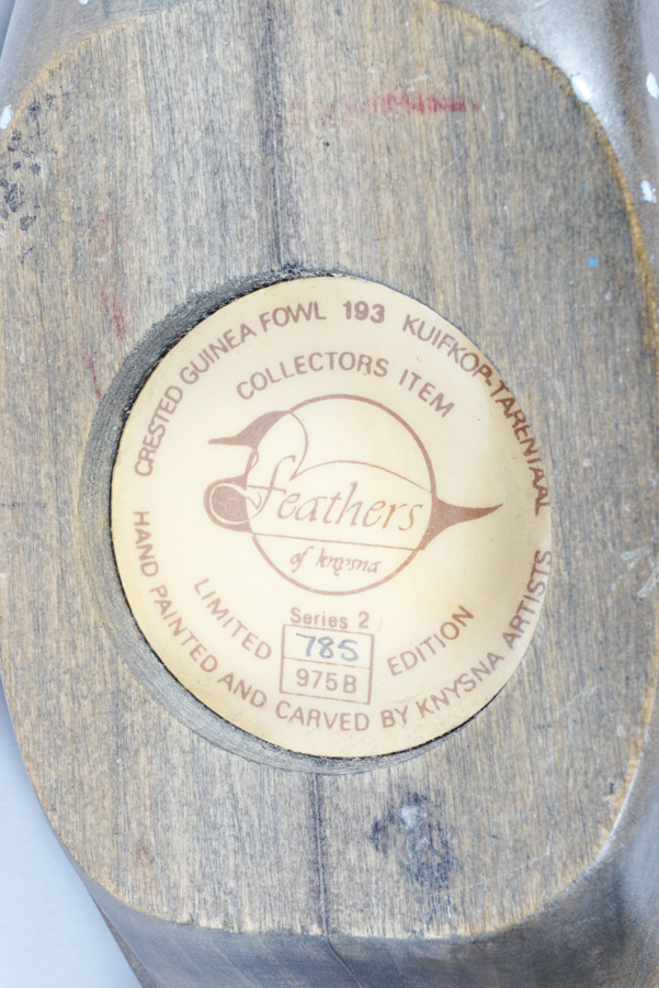 Limited Edition Guinea Fowl Sculptures from Knysna, South Africa