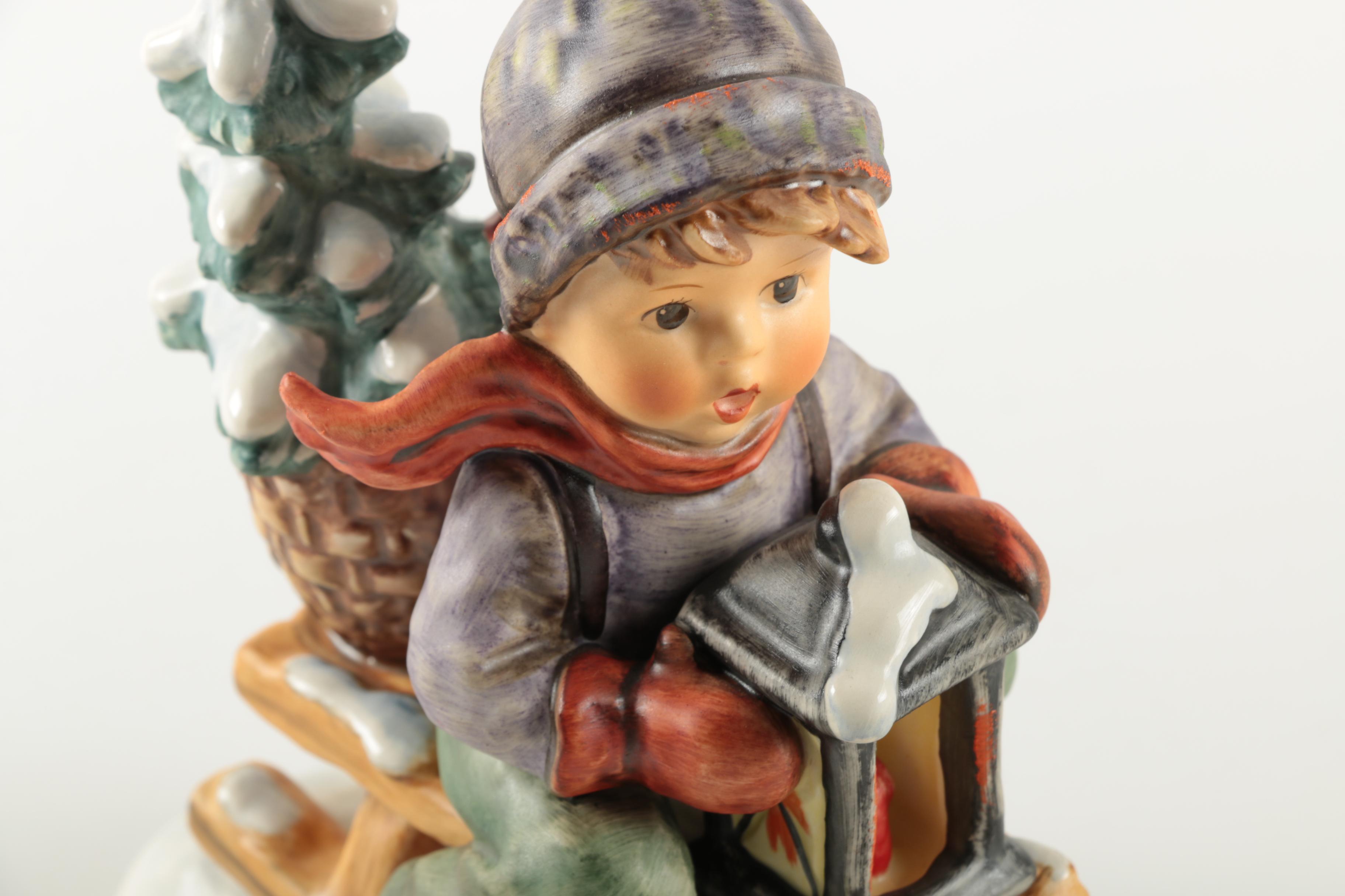 Hummel Goebel "Ride Into Christmas" Ceramic Figurine