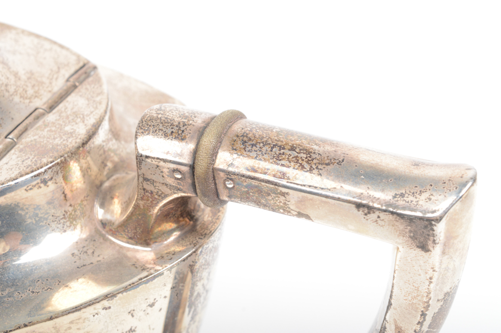 International Silver Co. Sterling Tea and Coffee Set and Silver Plate Tray