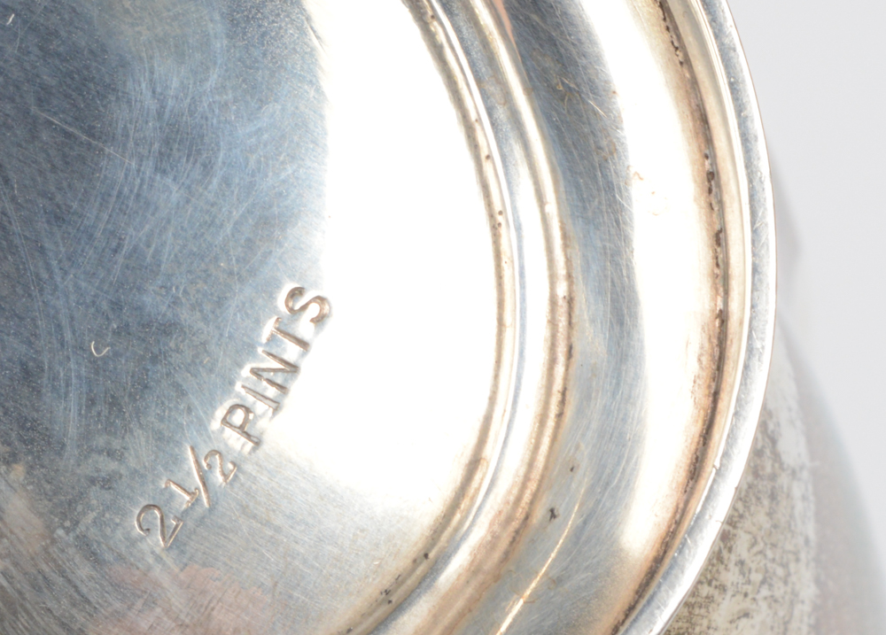 International Silver Co. Sterling Tea and Coffee Set and Silver Plate Tray